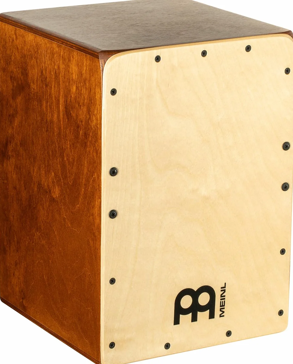Meinl Percussion Jam Cajon Instrument - Piccola Drum Box per Bambini e Adulti fino a 1,50 m - Superficie di Suono in Betulla del Baltico (JC50AB-B)