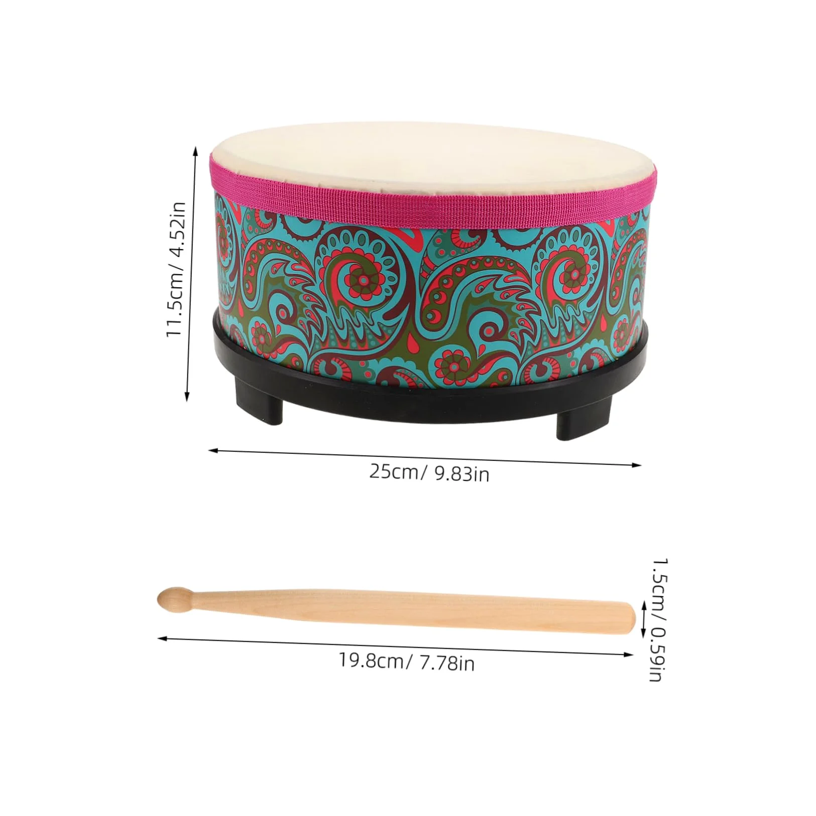 HEMOTON Pavimento per Motivo Strumento Orff Portatile Robusto e Leggero per Educazione Musicale e Educativo Casa e Scuola
