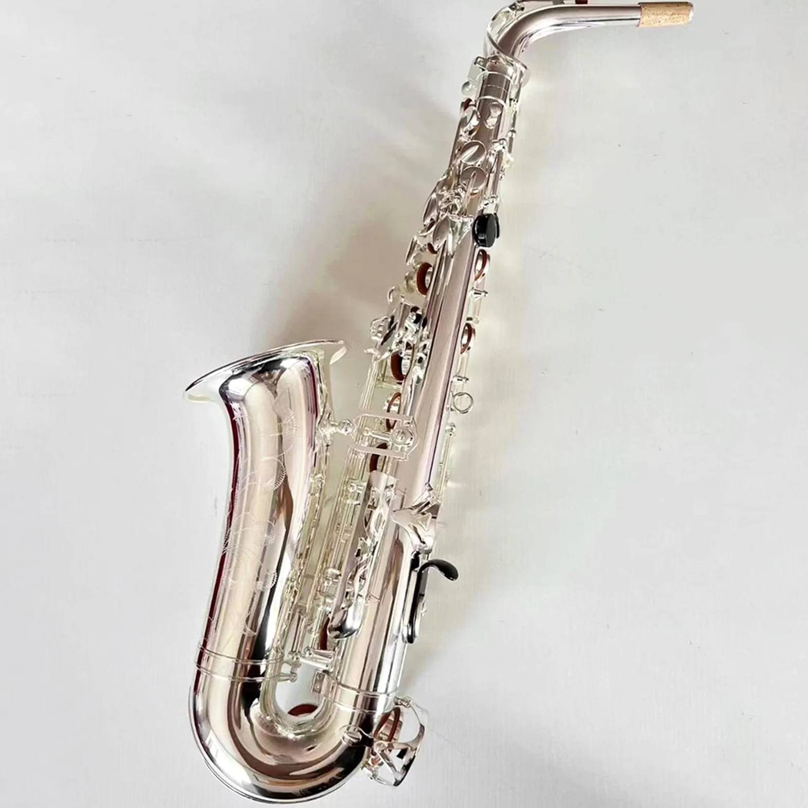 Sax Studente Strumento per Sassofono Contralto Professionale Argento Sax Contralto Voce Professionale