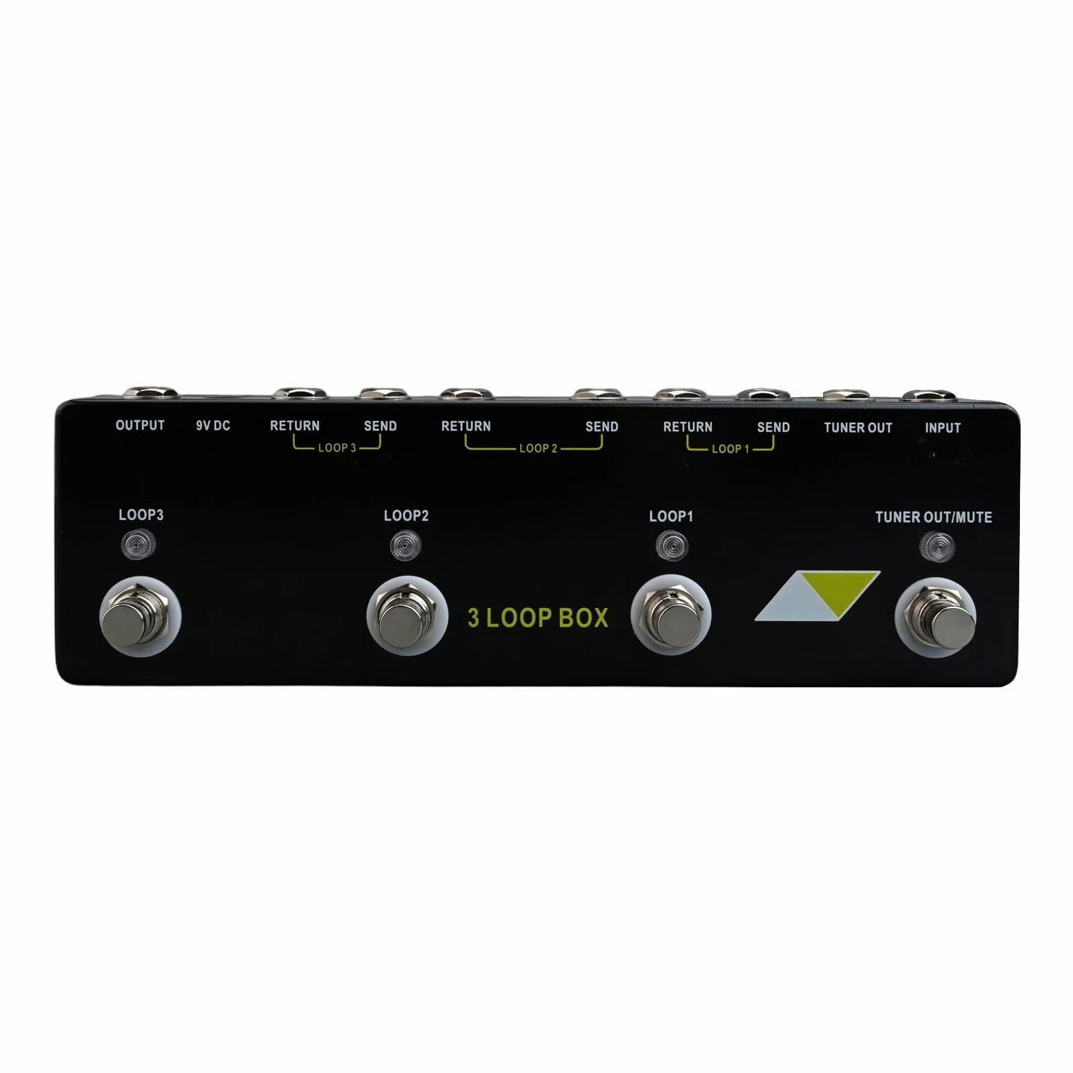 Pedale per chitarra MOSKYaudio 3 Loop Box con True Bypass Loop e posizionamento flessibile dell'ingresso per una configurazione personalizzata del pedale