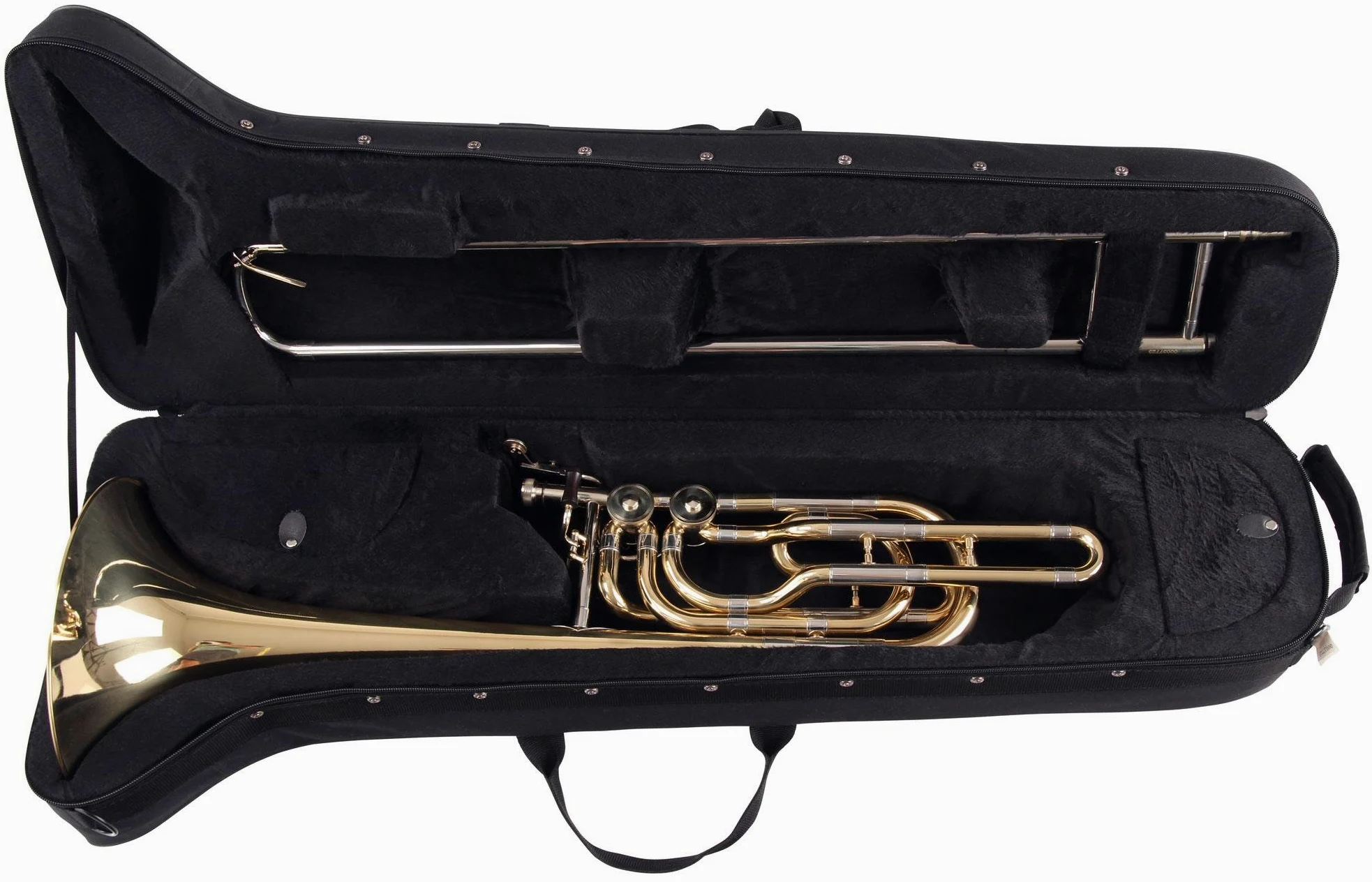 Classic Cantabile BP-60 Trombone Basso (2 valvole, valvola di quarta, valvola di quinta, bocchino, custodia/zaino)