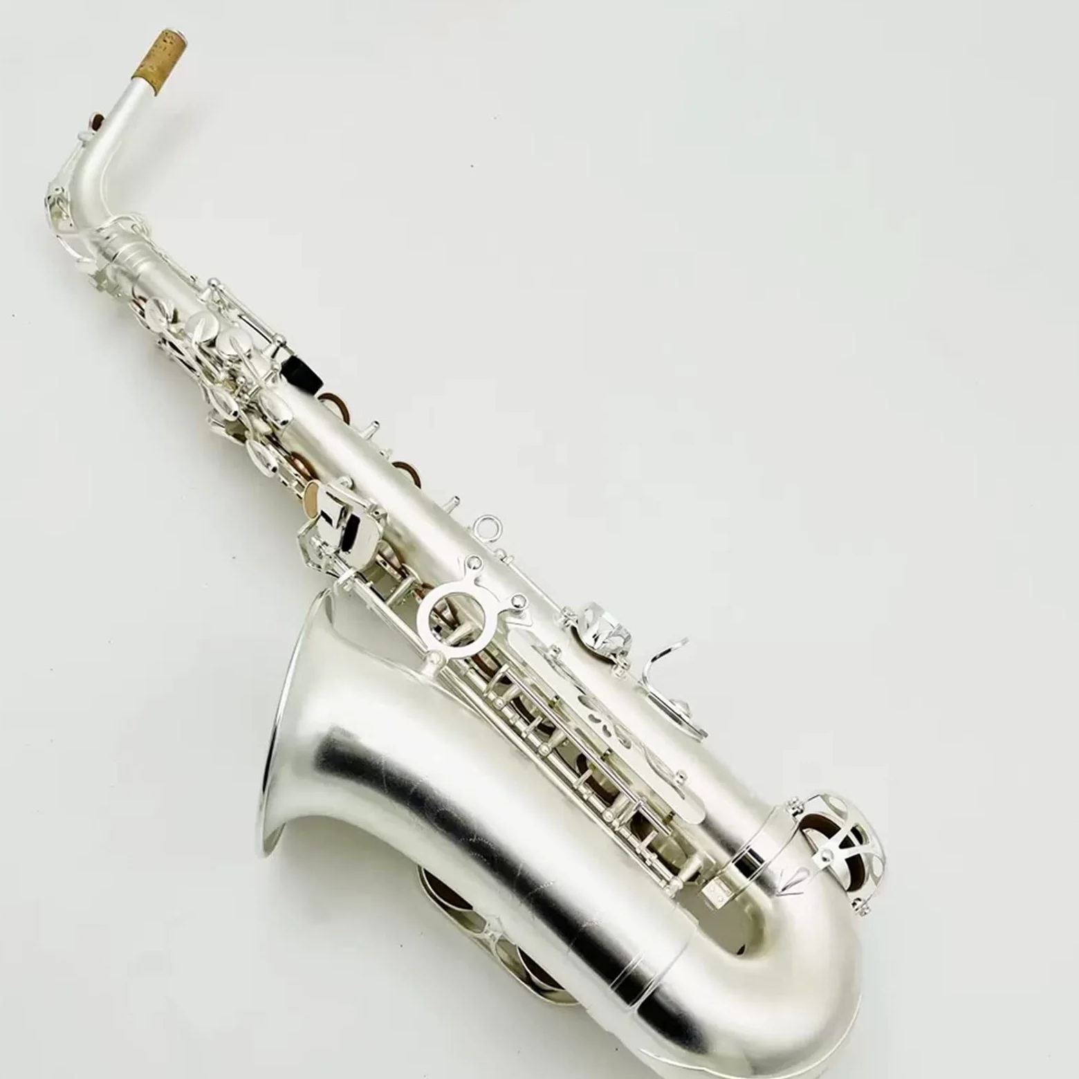 Sassofono Sassofono Contralto Professionale in Mi Bemolle Strumento Musicale Sax Contralto Argento