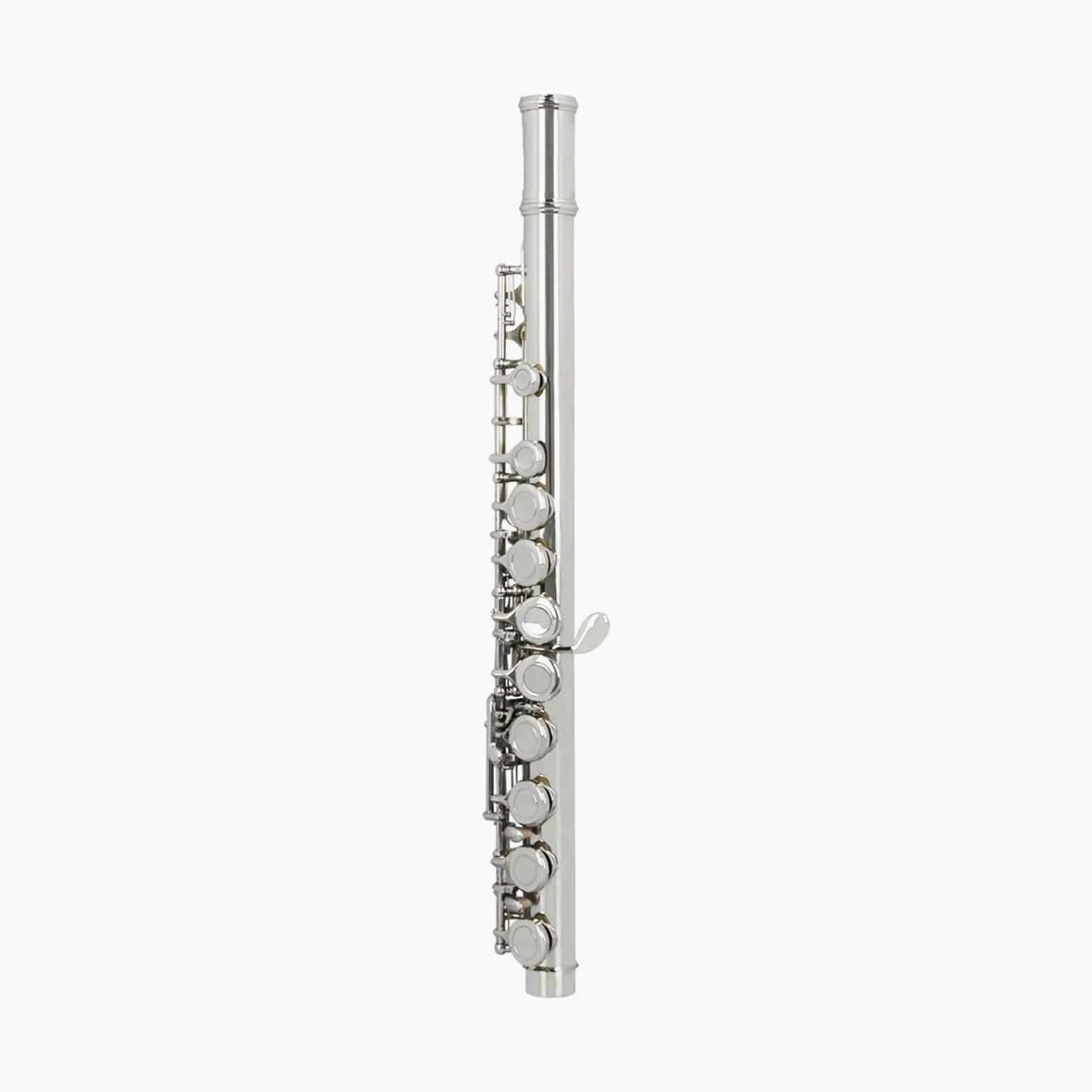 Strumento Flauto Professionale Strumento A Fiato Flauto Traverso In Argento A 16 Fori Con Chiave In Do E Custodia In Pelle