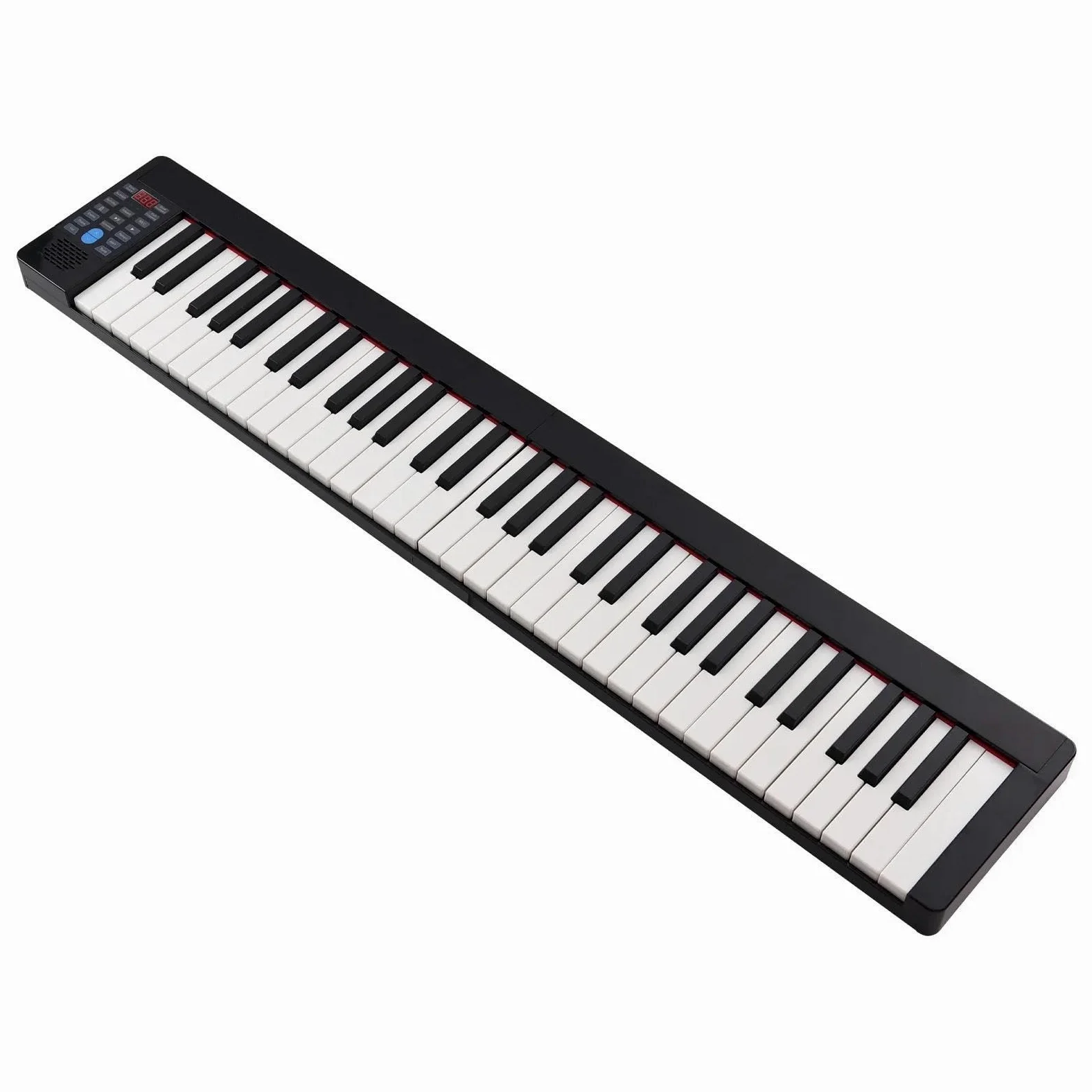 Pianoforte Elettronico Pieghevole A 61 Tasti Tastiera Per Pianoforte Digitale Multifunzionale Con Borsa Per Il Trasporto Pianoforte Elettronico per Principianti