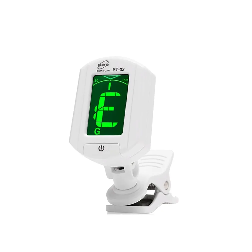 Sintonizzatore for Chitarra Ukulele Violin Special Professional Guzheng Erhu Tuner elettronico Automatico (Size : White)