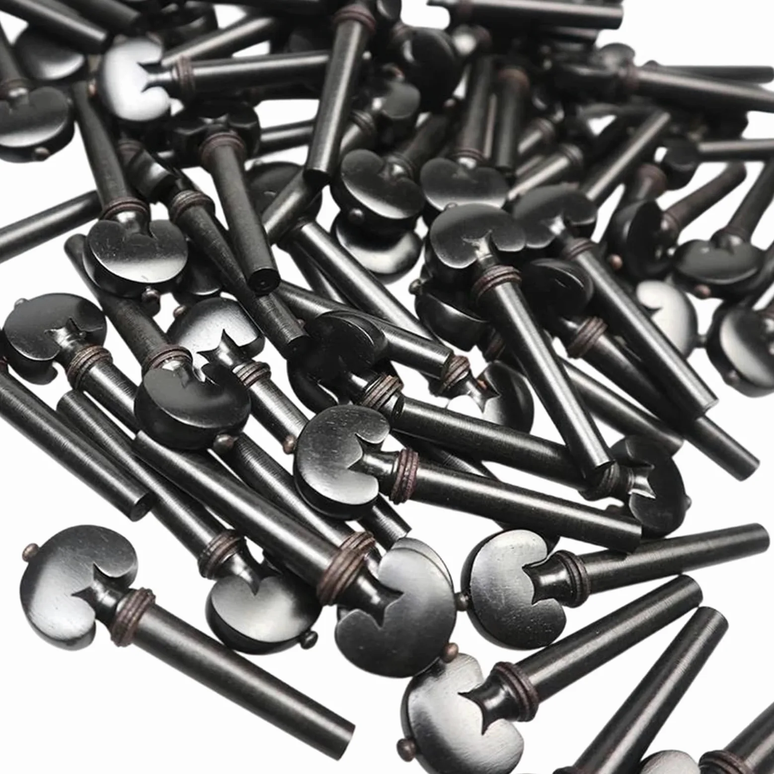 Accessori Per Strumenti A Violino 20 Pezzi Di Dimensioni Standard Per Violino Corde Per Accordatura Chiavi In ​​legno Ebano Parti Dellaccordatore Per