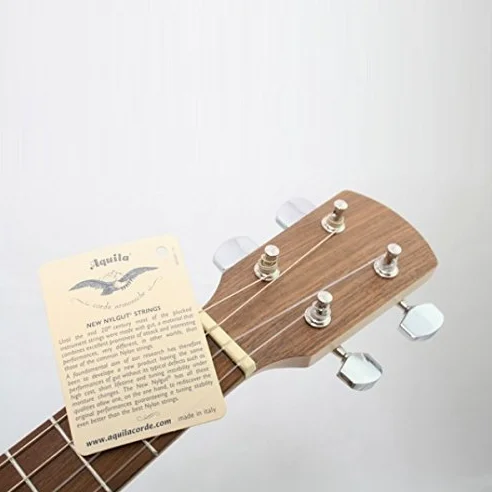 UKULELE BARITONO MADE IN EUROPE TAVOLA ABETE MASSELLO FONDO FASCE NOCE TASTIERA IN PALISSANDRO