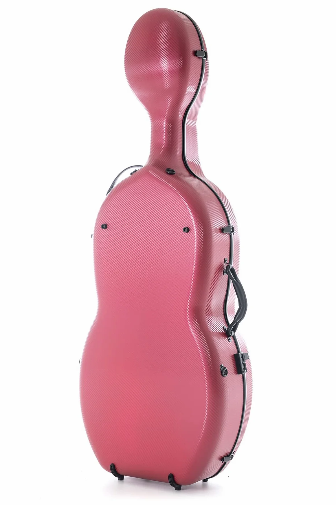 GEWA custodia per violoncello in policarbonato 4/4 rosso con cinghie a zaino e maniglia laterale