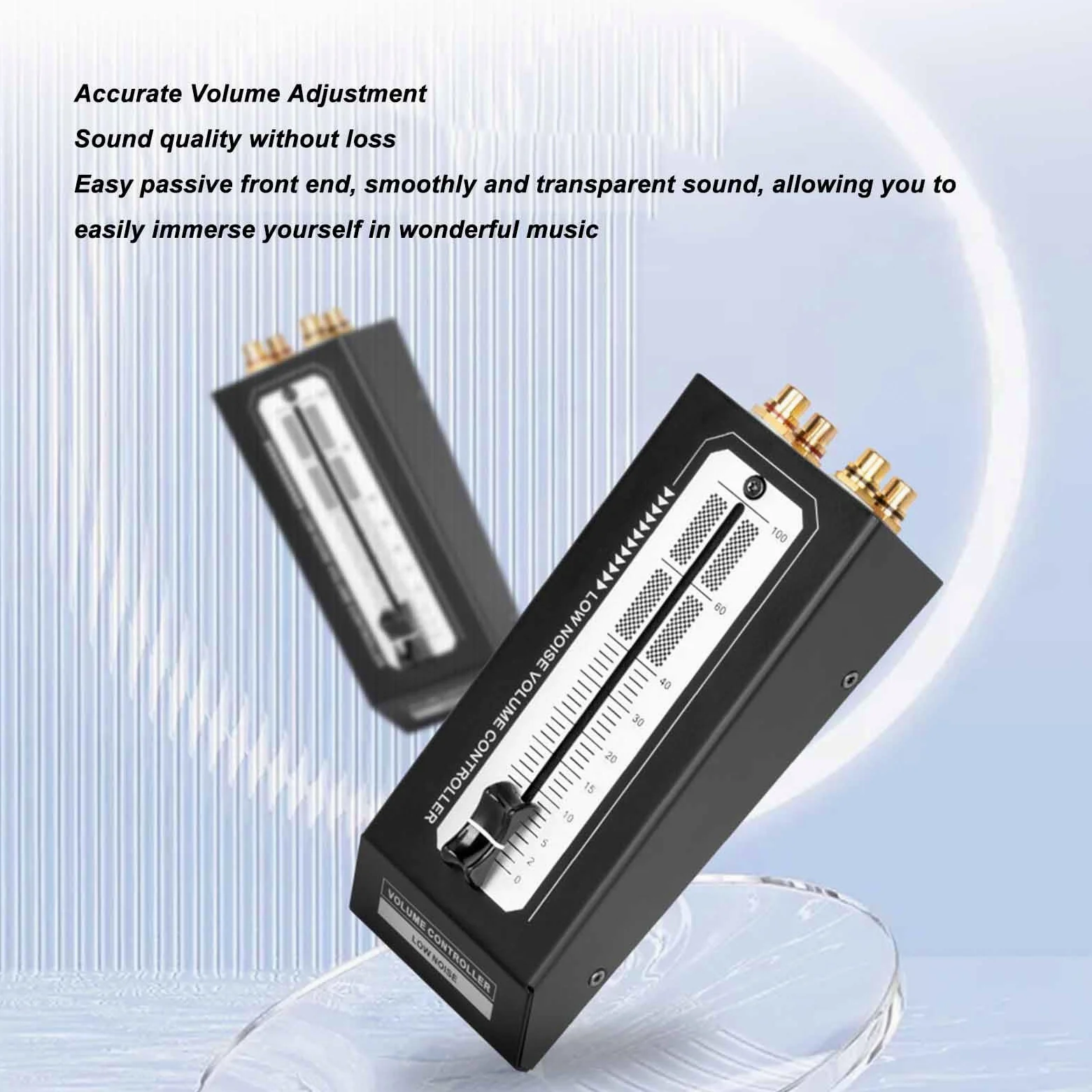 Regolatore Volume Passivo per Controllo Volume Regolabile Senza Perdita Dati Uscita Suono Chiaro per Studio Musicale Casa Home Recording Equipment Audio Professionale
