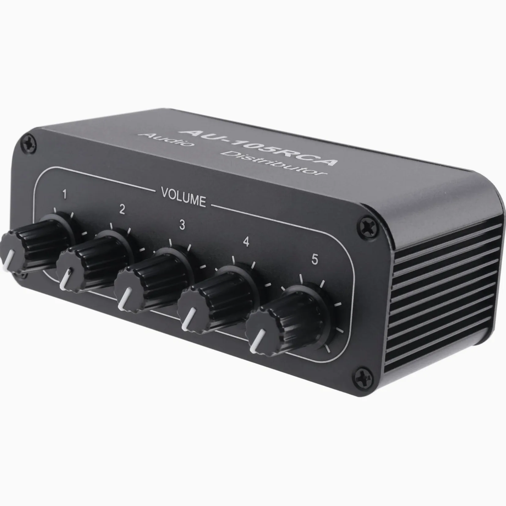 Mixer Audio SteReo 1 Input 5 Uscite Distributore Multicanale Interfaccia per Amplificatori di Potenza