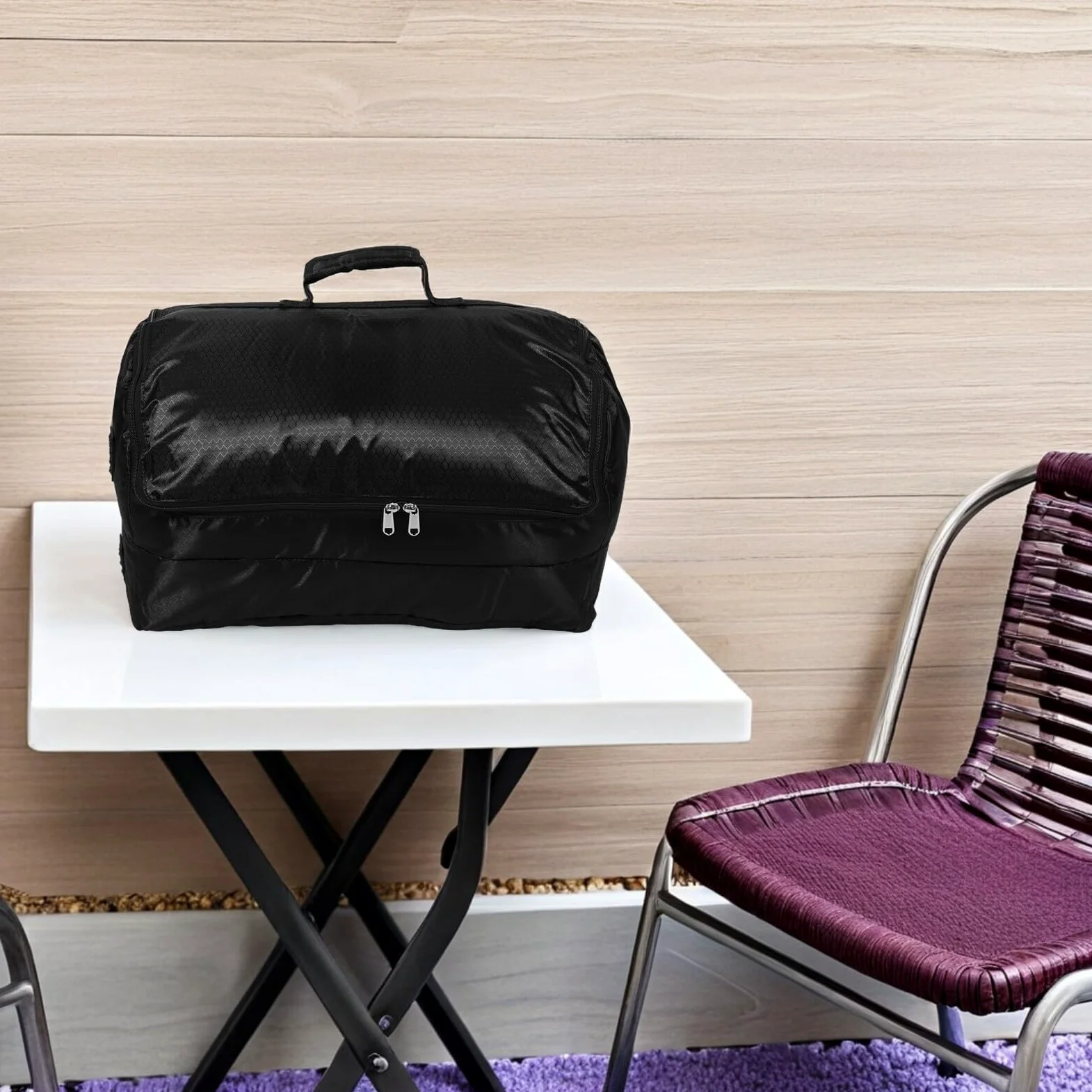 Custodia per Altoparlanti Ex, Borsa Portatile Leggera con Doppie Cinghie Imbottite, Zaino Protettivo Resistente per Uso Outdoor e Trasporto Audio Compatto