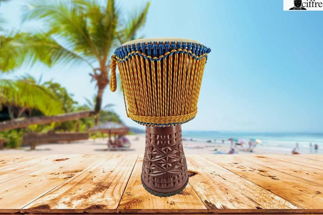 Tamburo grande Djembe Darbuka Bongo Rivestimento alpino premium Suono molto buono 60 cm U5