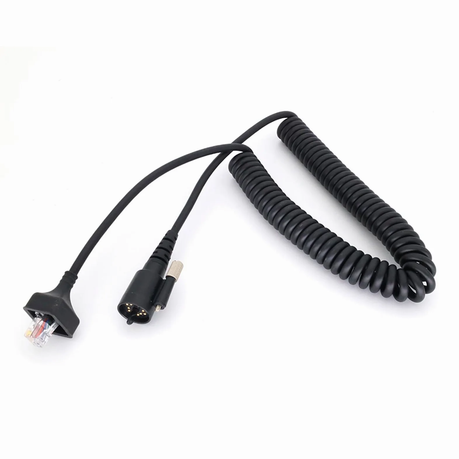 Microfono palmare a molla, microfono portatile adatto per Tk-5710-5810 Kmc-27-690 -790-890 Walkie-talkie