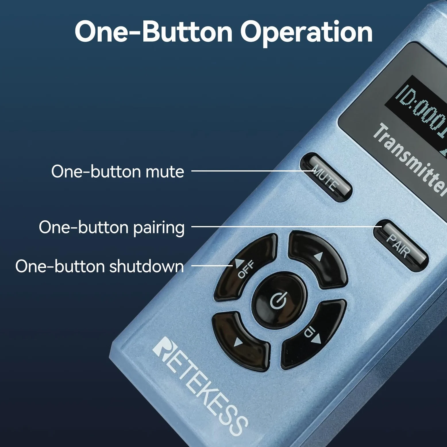 Retekess TT106S Sistema di Guida Turistica Wireless, Ricevitore a Gancio Auricolare, 2.4G, Controllo un-tocco, Porta di Ricarica USB, con Borsa di Stoccaggio (2 Trasmettitori, 20 Ricevitori)