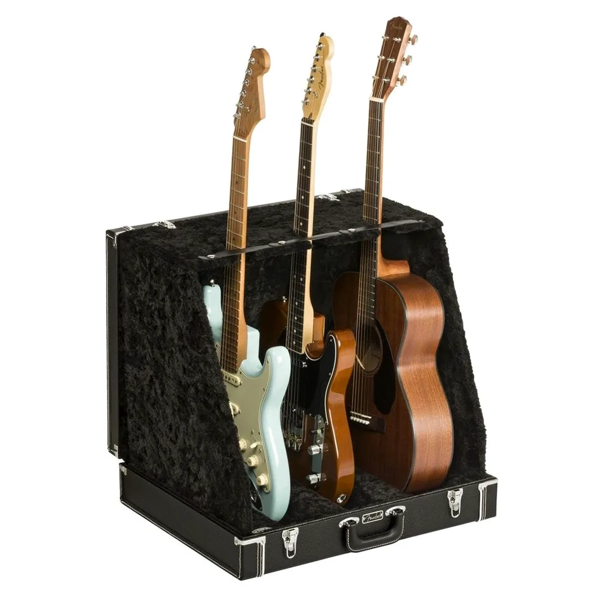 Fender Classic Case Stand, Black, Stand per fino a 3 chitarre