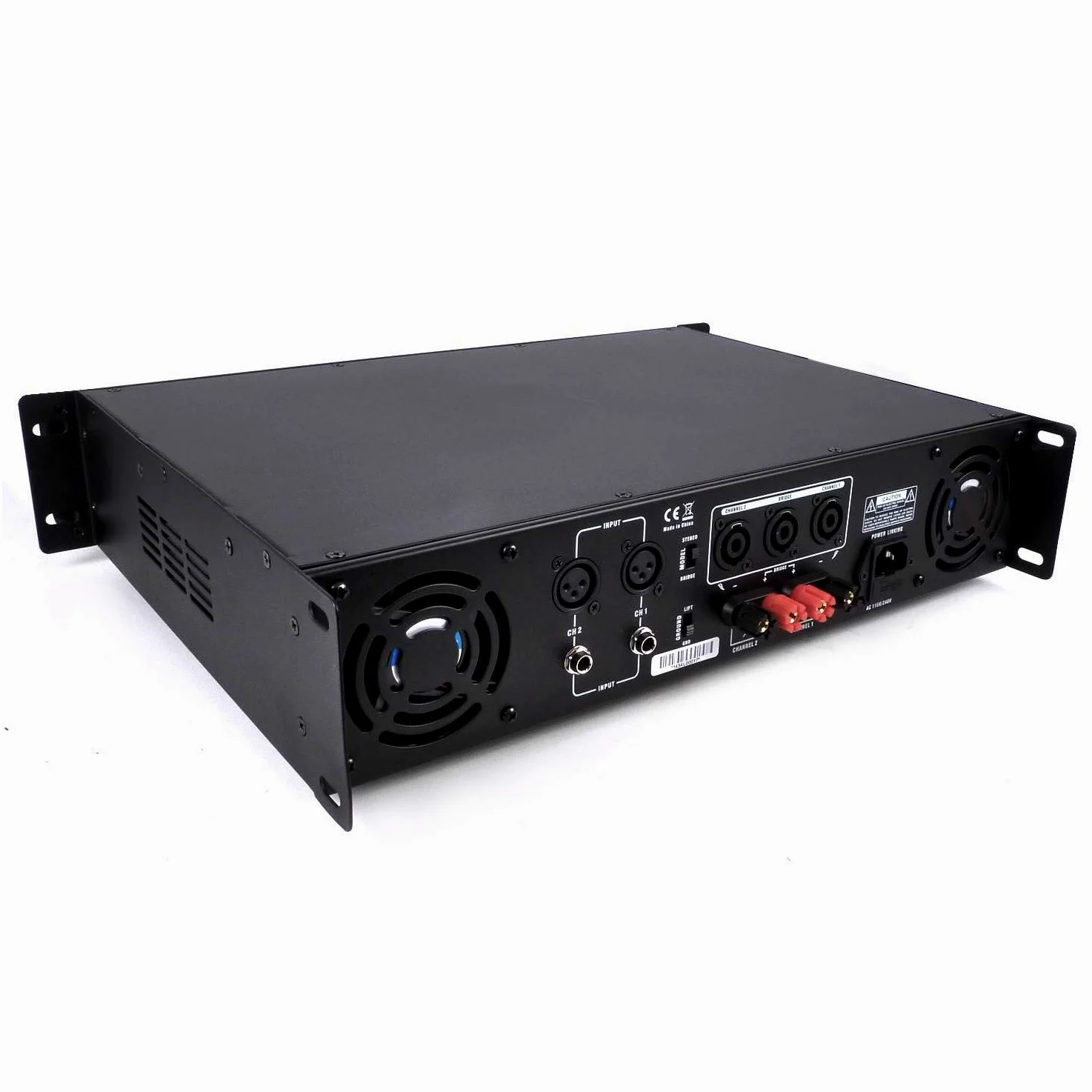 Gemini XGA-5000 Amplificatore finale di potenza Hi-Fi (5000 Watt Max, 2/1 canali, ponticellabile, limitatore)
