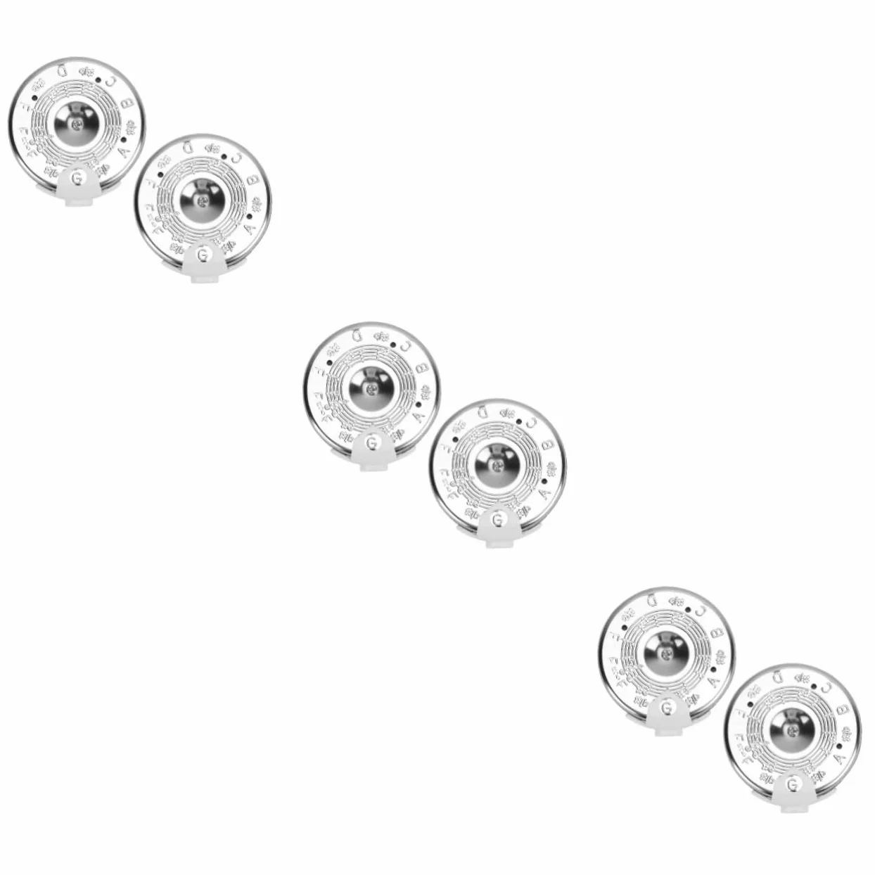 HEMOTON 3 Set Per Insegnanti Di Coro Accordatore Per Violino A 13 Toni Accordatore Per Chitarra E Basso Completo 2 Pezzi*3