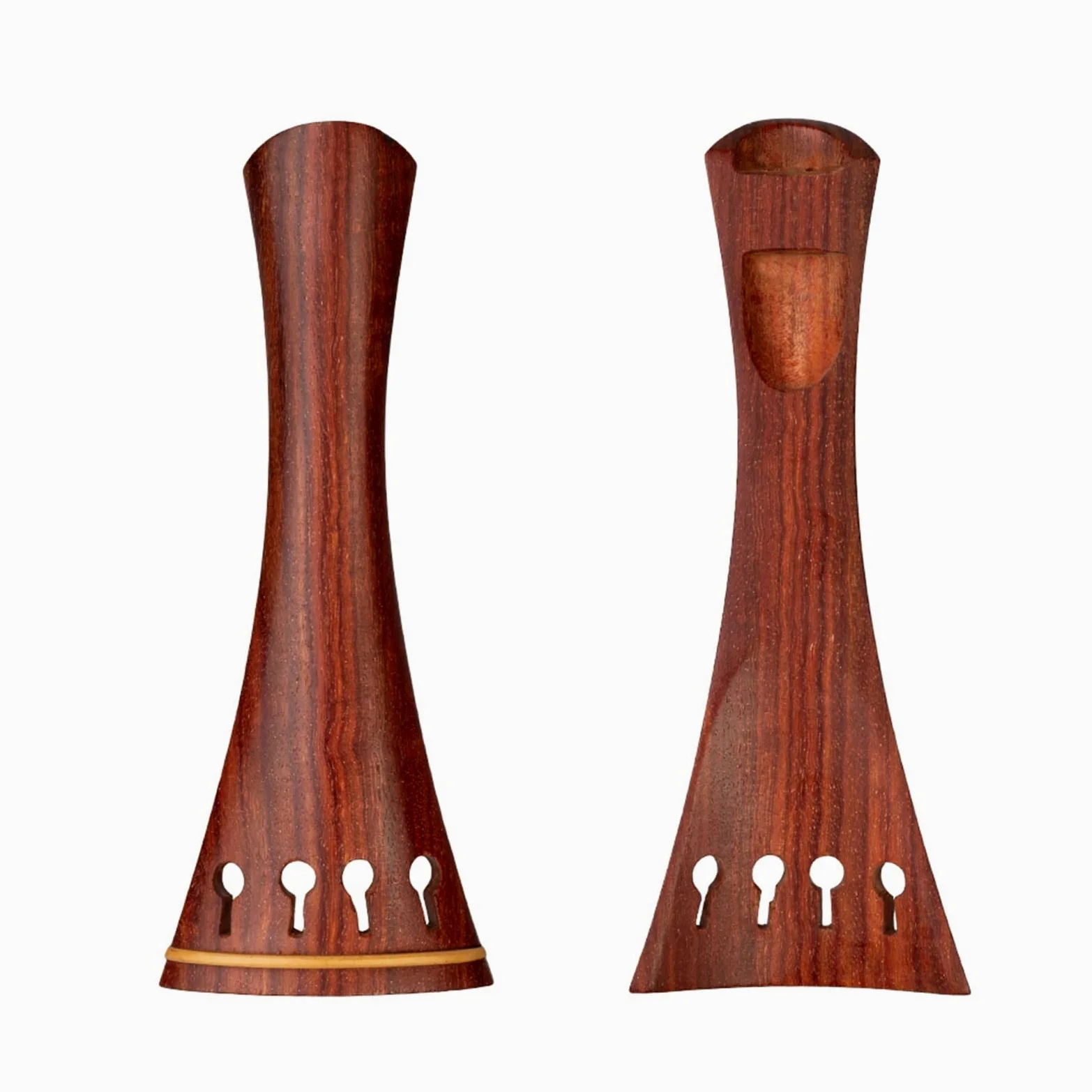 Parti di ricambio violino 1 Set Violino In Palissandro Parti 4 Corde Violino Cordiere Mentoniera Endpin E Tuning Pioli Violino Ricambi Acessori