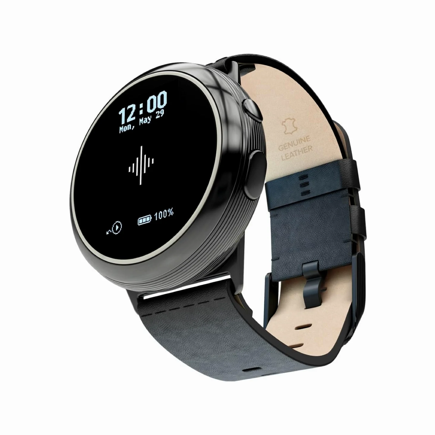 Soundbrenner Core Steel | Metronomo vibrante, Accordatore cromatico, Misuratore di decibel e Orologio | Ideale per più strumenti (chitarra, basso, violino, ukulele), 21.3 x 13.7 x 8.4 cm
