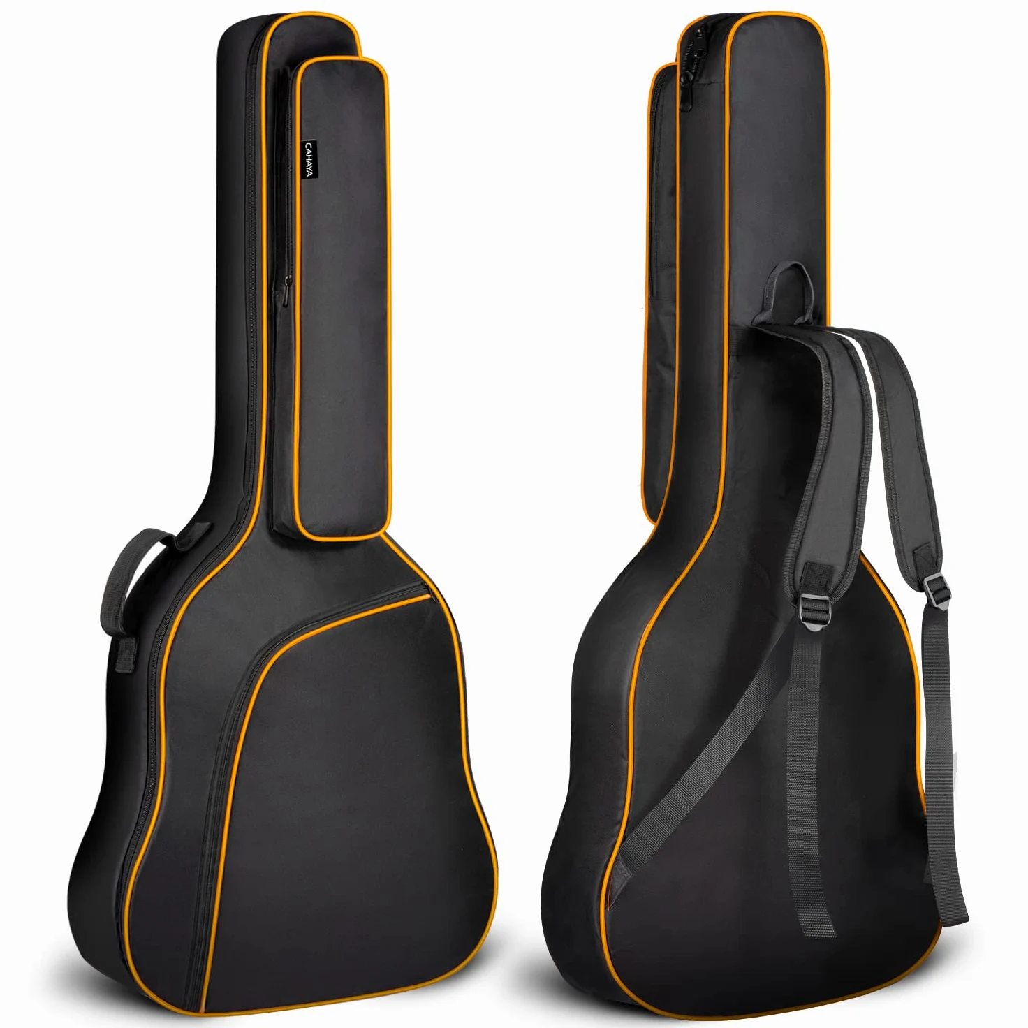 CAHAYA Borsa per Chitarra Acustica 44 Pollici Chitarra Custodia Chitarra per Jumbo e Dreadnought con 2 Modi di Trasportare
