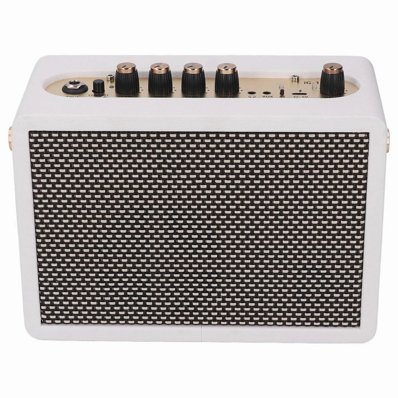 CHICIRIS 10w Amplificatore per Chitarra Portatile Amplificatore per Chitarra con 5.0 Distorsione Riverbero Doppio Input per il Viaggio di Elettrica