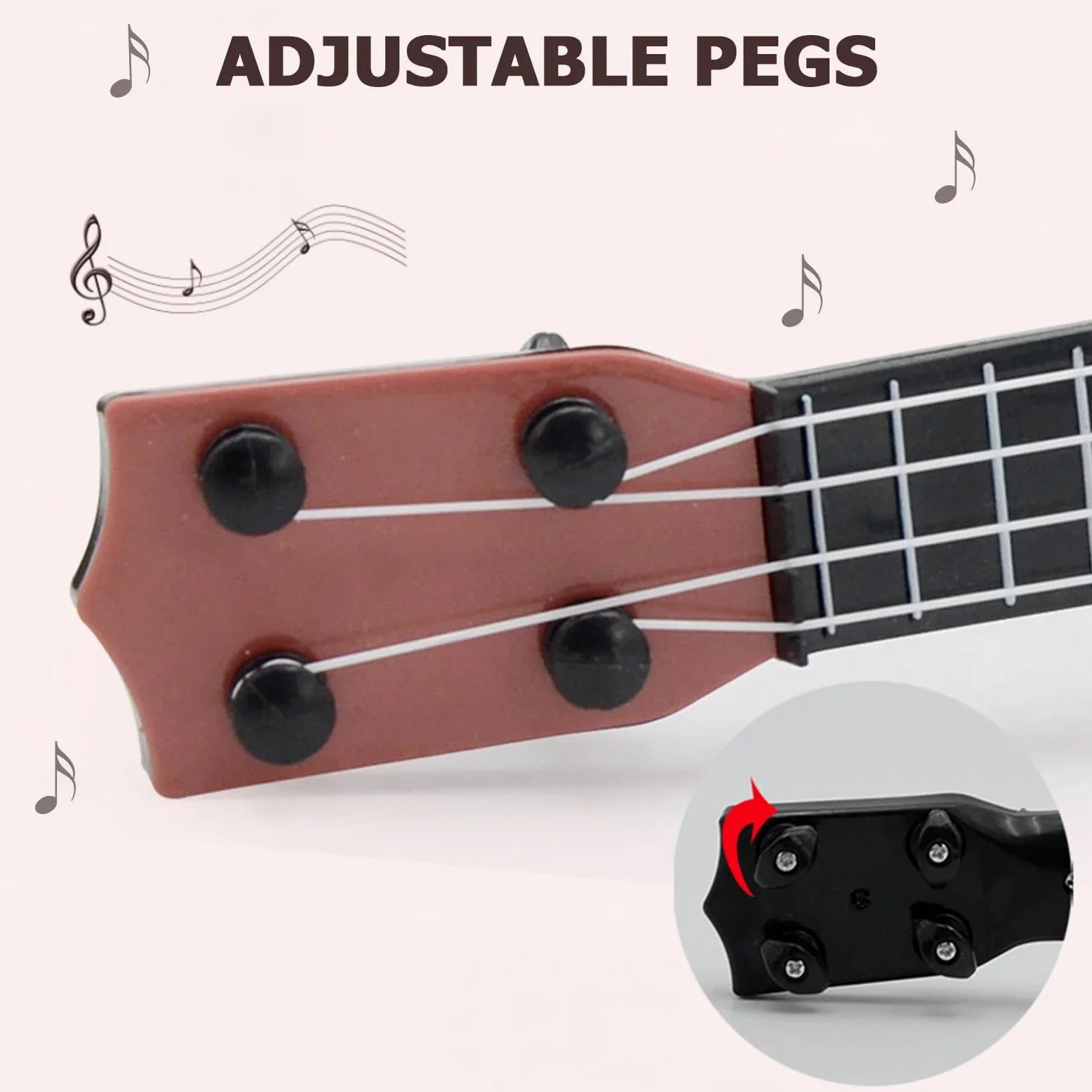 Principianti Ukulele Strumenti Musicali A Corda Classici Mini Ukulele Portatile Adatto Ai Principianti(Yellow)
