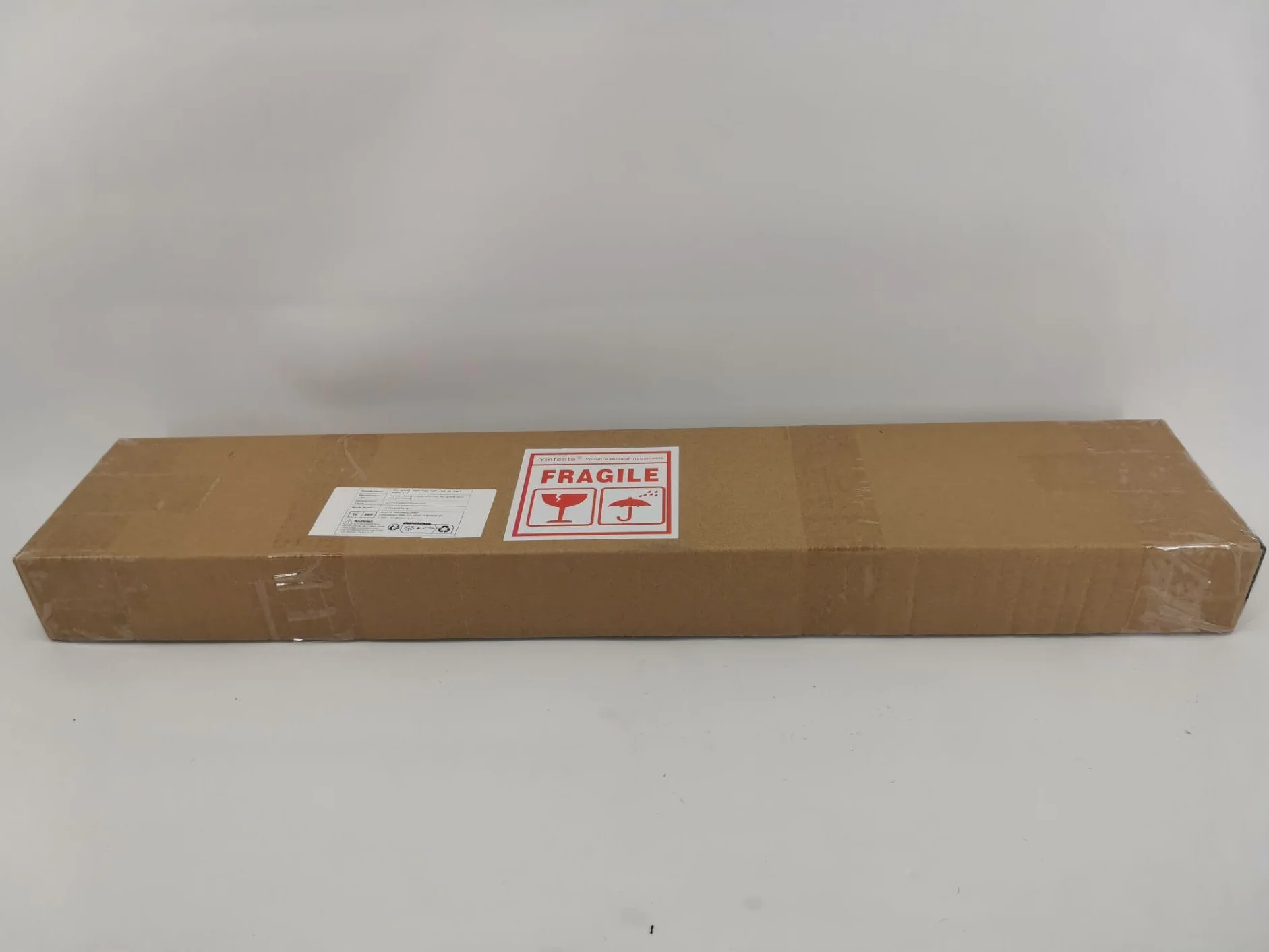 Yinfente Master 4/4 Violino Stradivari Modello Bel Suono - Fiamma Acero, Ebano - Con Caso Libero e Arco - Un Pezzo
