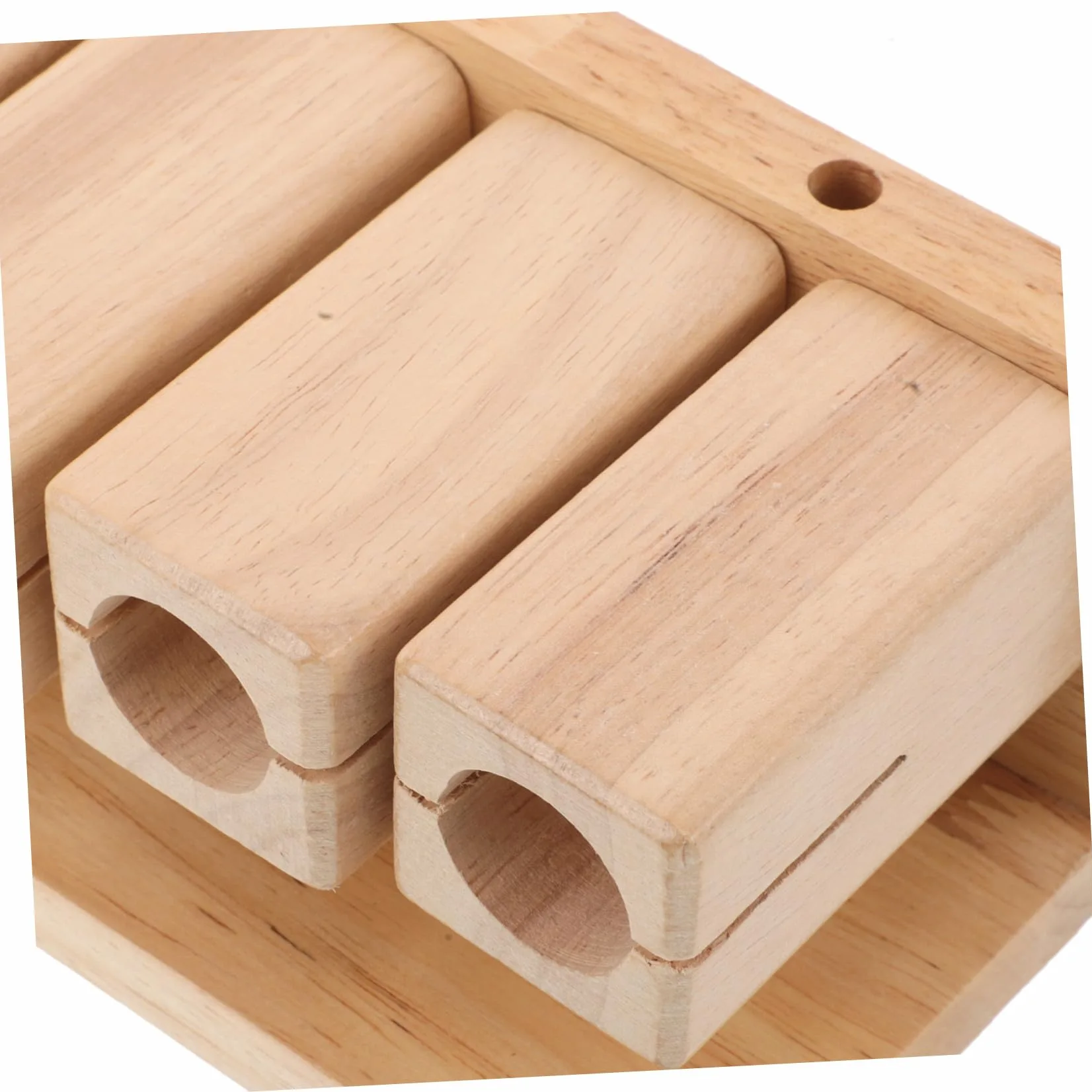 Yardwe Strumento Orff in Legno a Cinque Toni con Mazza, Strumento di Percussione Educativo per Ragazzo Ragazza in Età Prescolare, Suono Naturale e Risonante per Apprendimento Interattivo