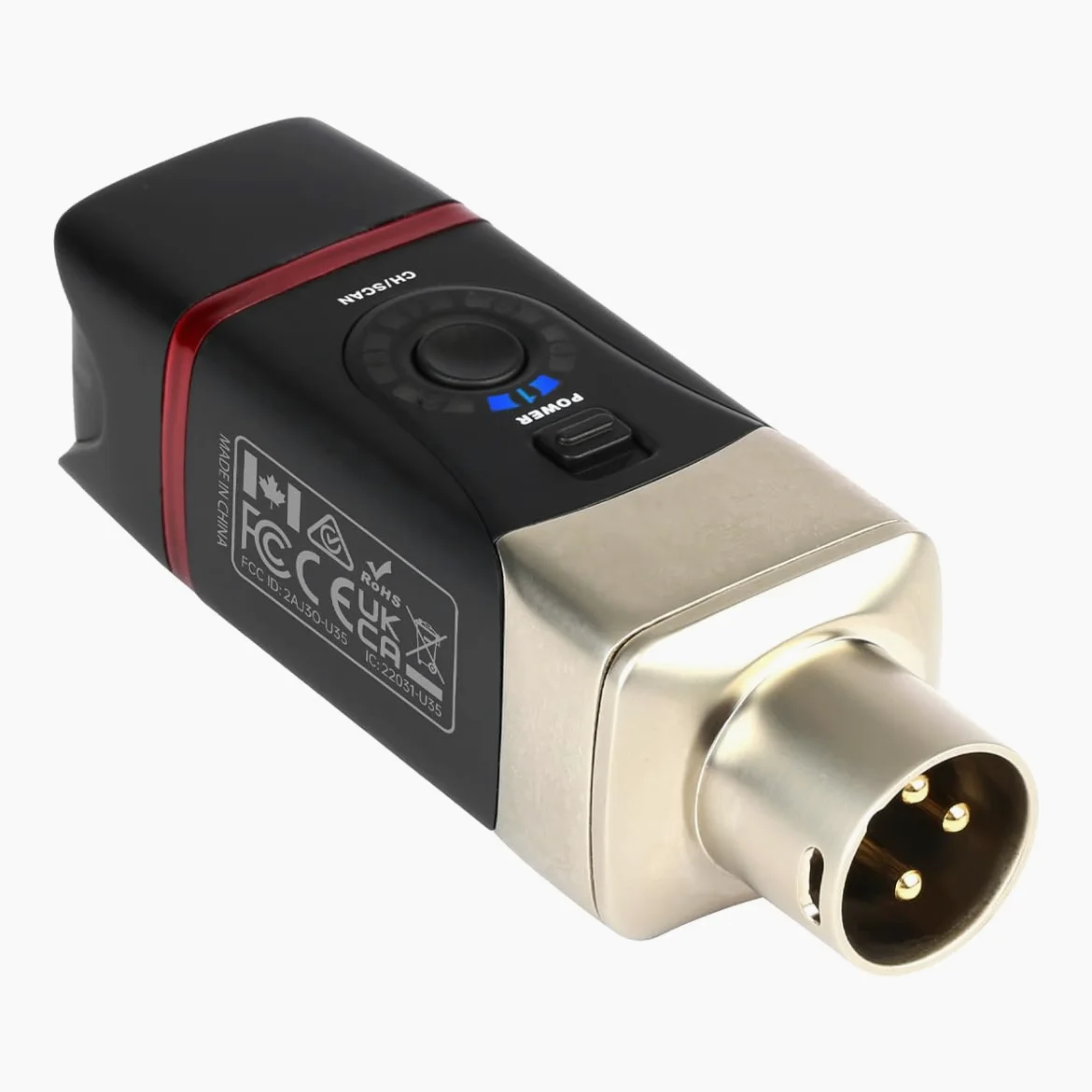 XVIVE U35R - SISTEMA WIRELESS MICROFONO 5.8 GHZ - SOLO RICEVITORE