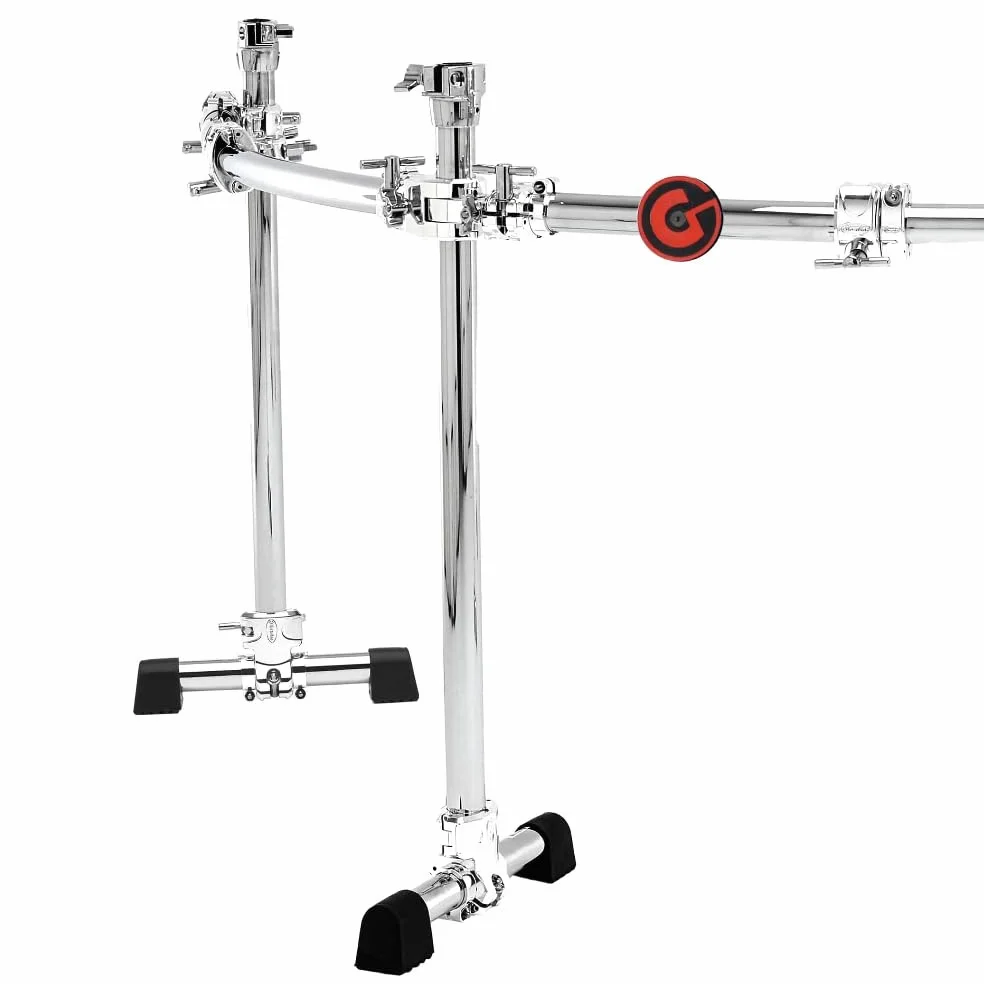 Gibraltar Sistema Rack 4-pole curved Power Rack con 4 montanti, barre curve orizzontali Chrome Series GCS-450C