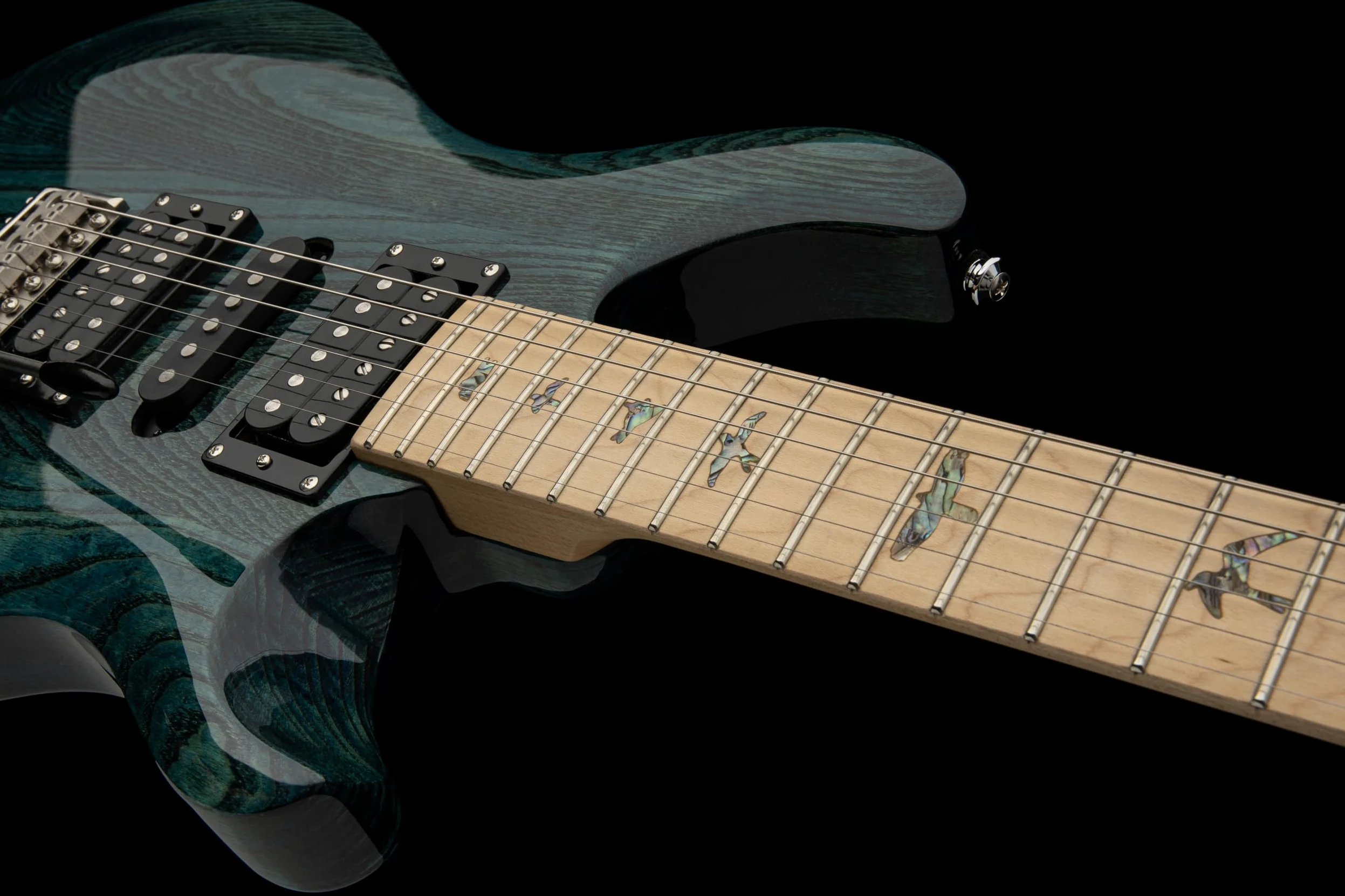 PRS SE Swamp Ash Special Guitars Chitarra Elettrica, Iri Blue con Gigbag, Destra, Guitars (112886::IB:)