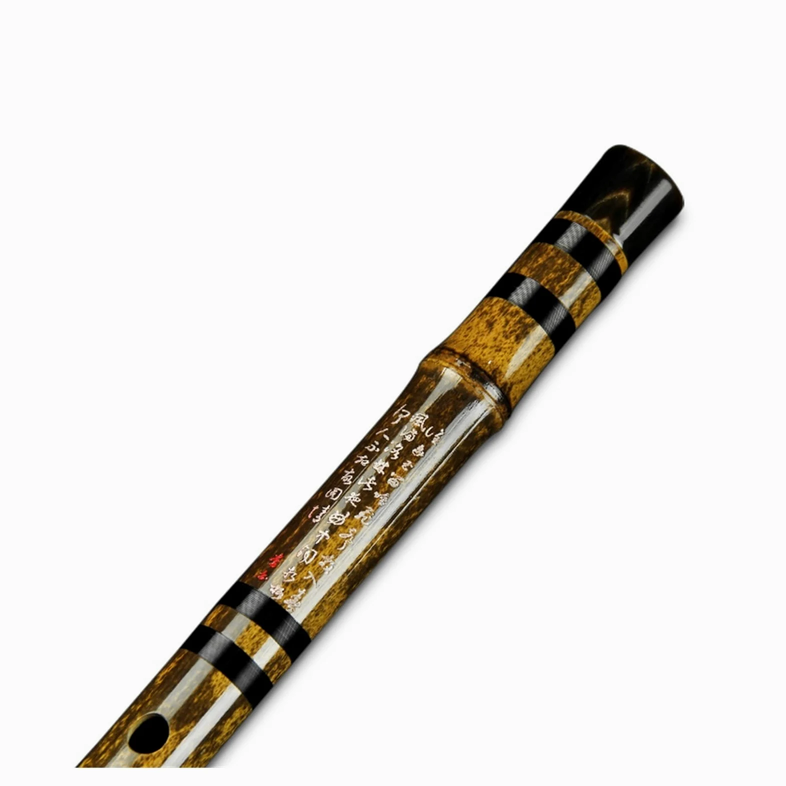 Flauto Bambù Flauto di bambù viola Strumento musicale Professionale Suonare Materiale antico Flauto di bambù viola(G Key)