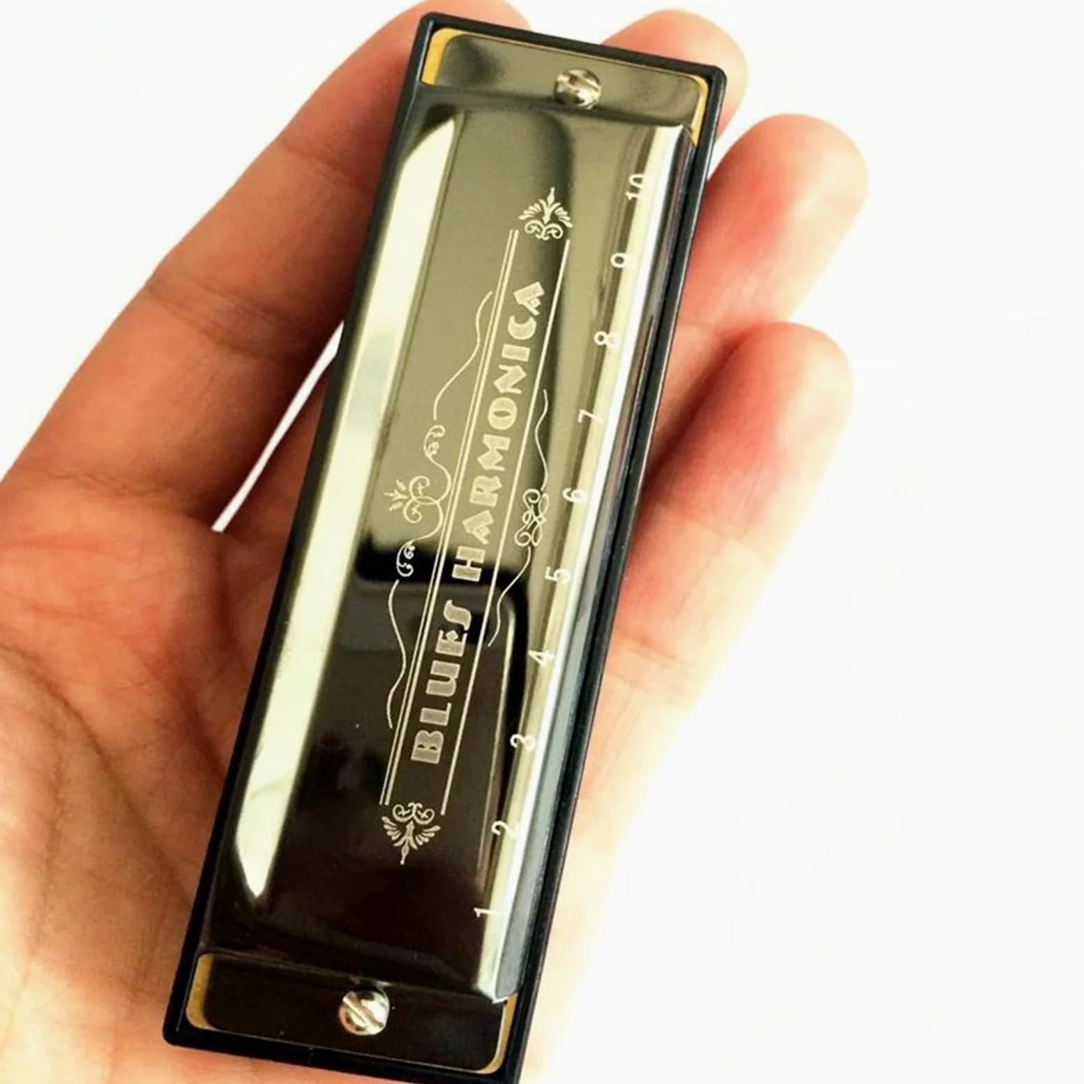 Armonica A 10 Fori Diatonica Blues Arpa Instrumento Musicale Organetto A Fiato Strumento Musicale
