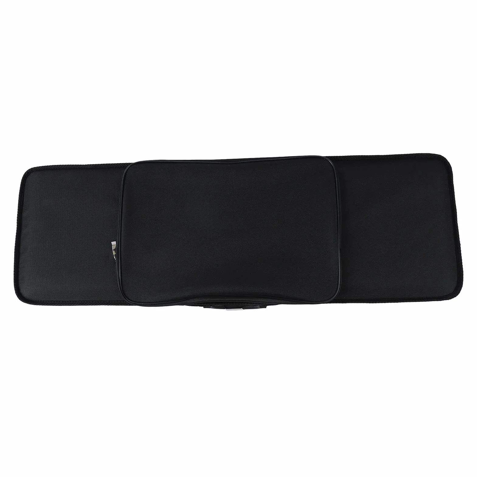 Custodia per violino portatile, forma oblunga resistente all'usura, fodera in cotone impermeabile, custodia per violino 4/4 in tessuto Oxford nero per riporre strumenti musicali