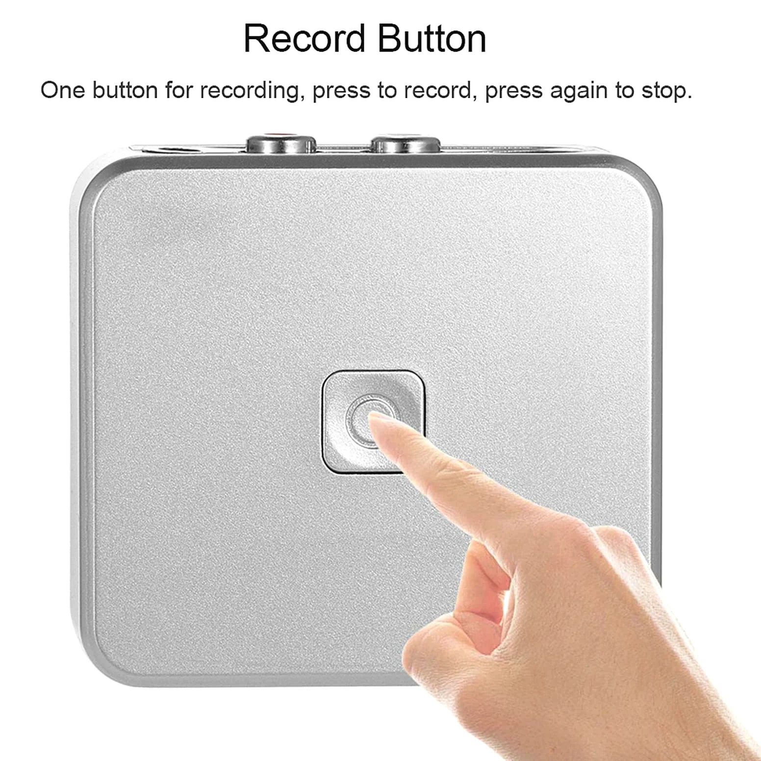 Cassetta di Acquisizione Audio, Convertitore Registratore CD MP3, Digitalizzatore Musicale Compatto con Partizione Automatica dei Brani, Conversione MP3, Riproduzione e Controllo