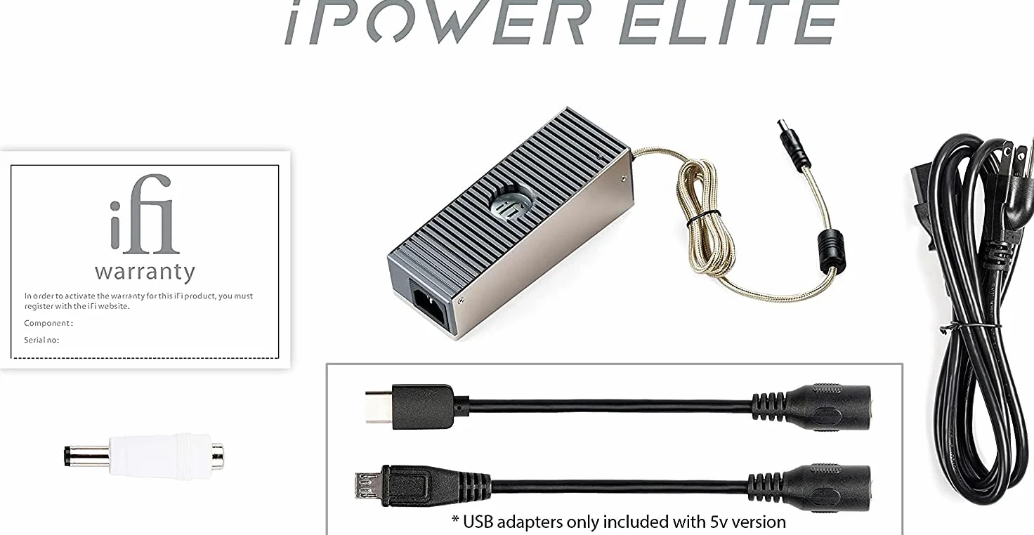 iFi iPower Elite Adattatore di alimentazione a basso rumore (12v)