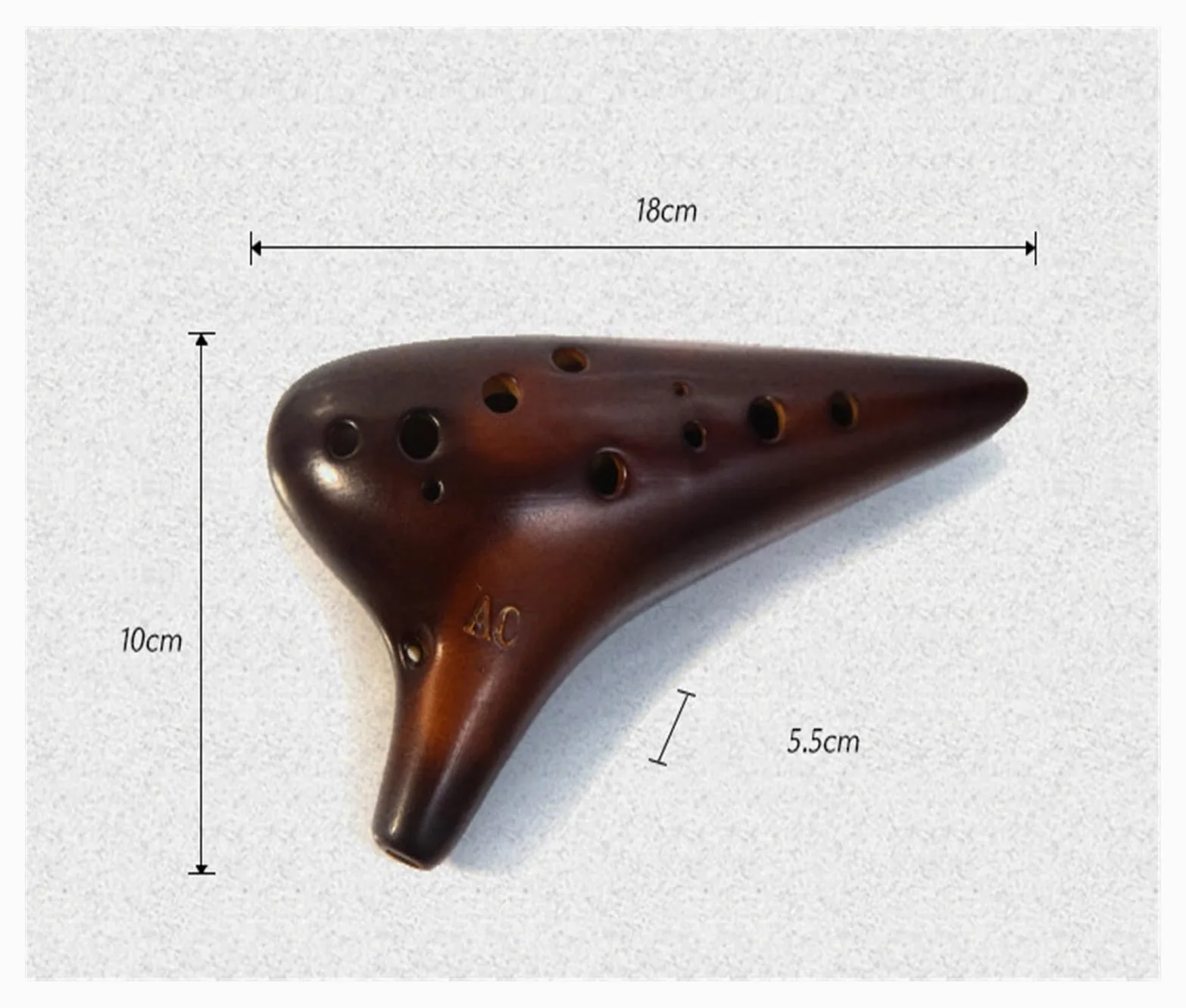 strumento ocarina Ocarina contralto a 12 fori in Do vendita all'ingrosso di strumenti musicali etnici a 12 fori