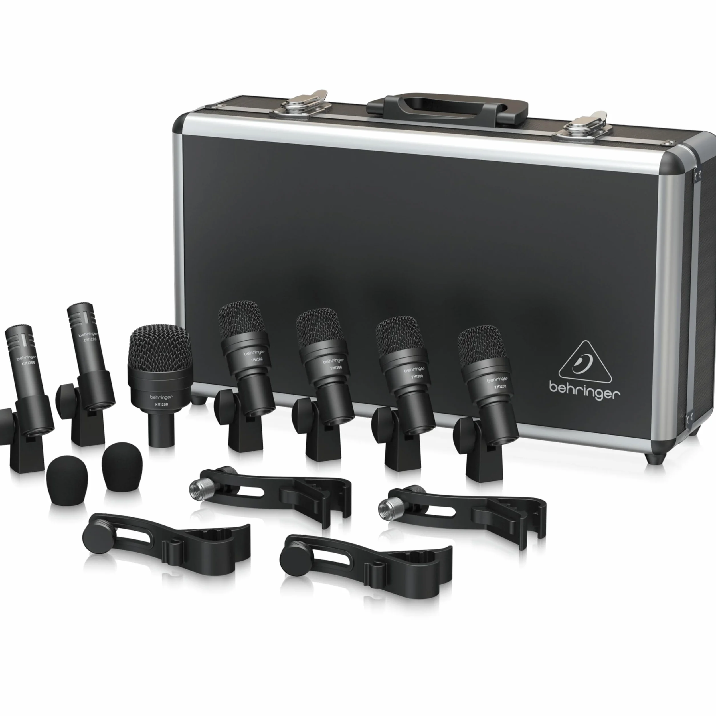 Behringer BC1200 Set microfono professionale a 7 pezzi per batteria per applicazioni in studio e dal vivo