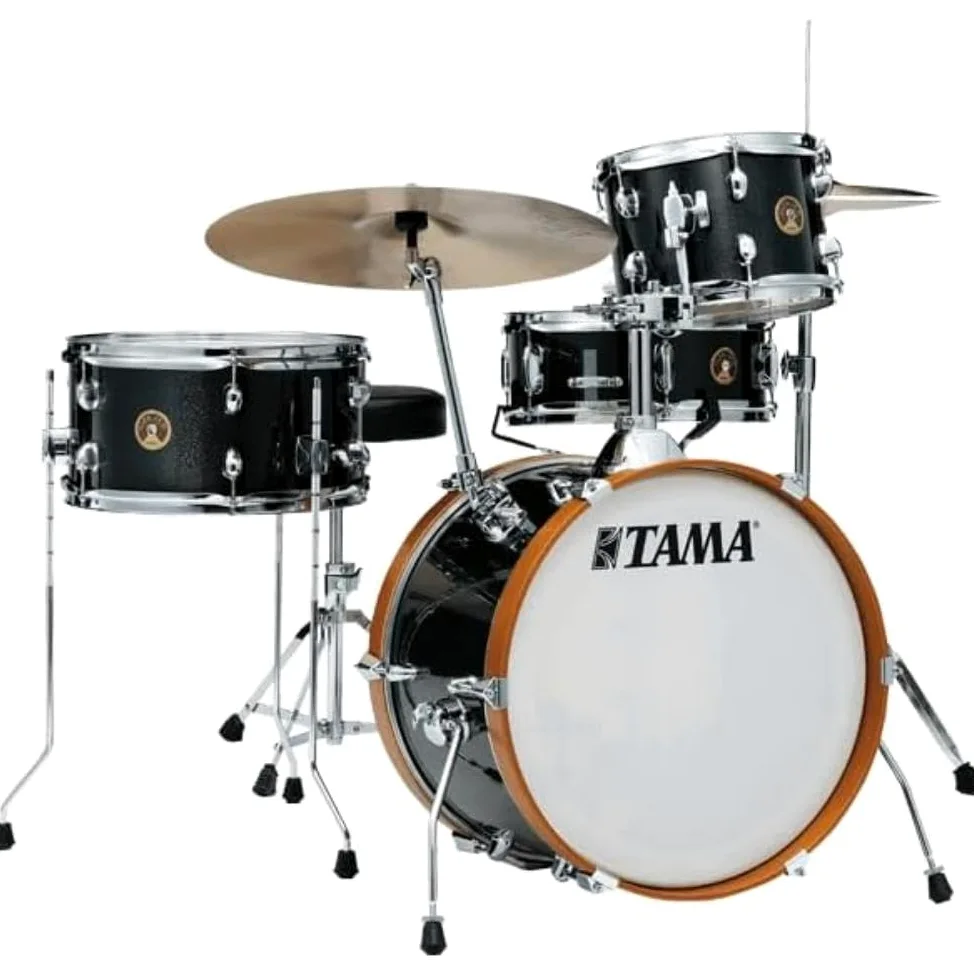TAMA Club-JAM Shell Pack - Charcoal Mist (CCM) w/Hardware - Kit completo da 4 pezzi con grancassa da 18" LJK48H4-CCM
