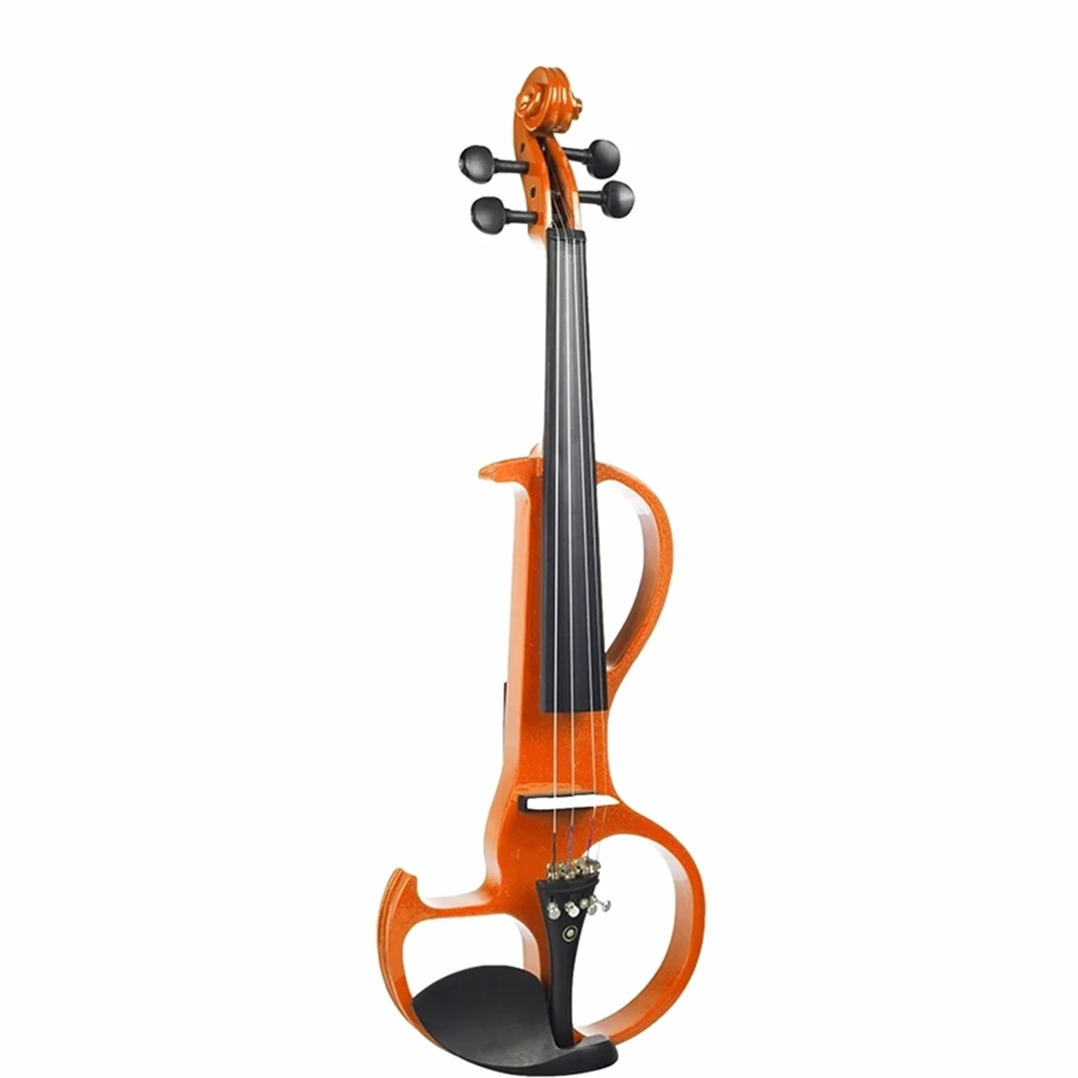 Violino elettrico Violino 4/4 a grandezza naturale, con cuffie per pianoforte, tuta di colofonia, violino silenzioso
