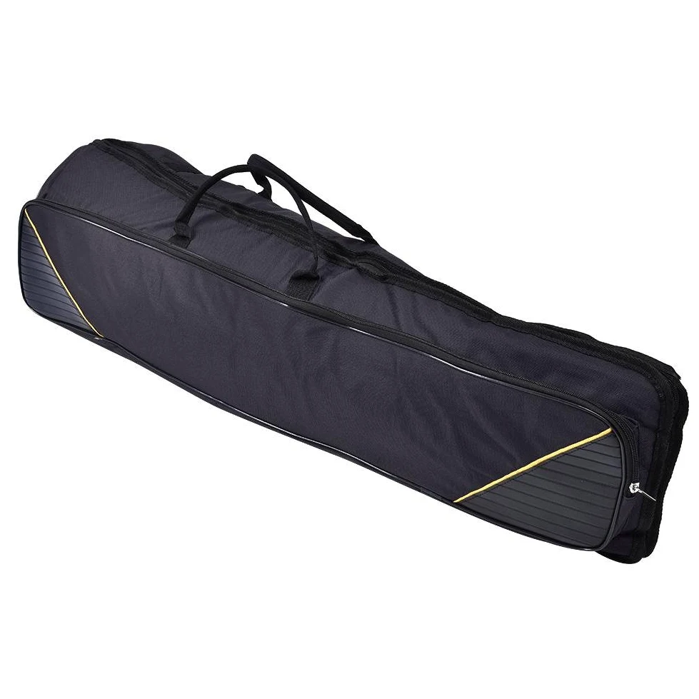Dilwe Borsa per Trombone, Portatile Alto/Tenore, Tessuto Oxford Impermeabile, 2 Scomparti Separati, Nero