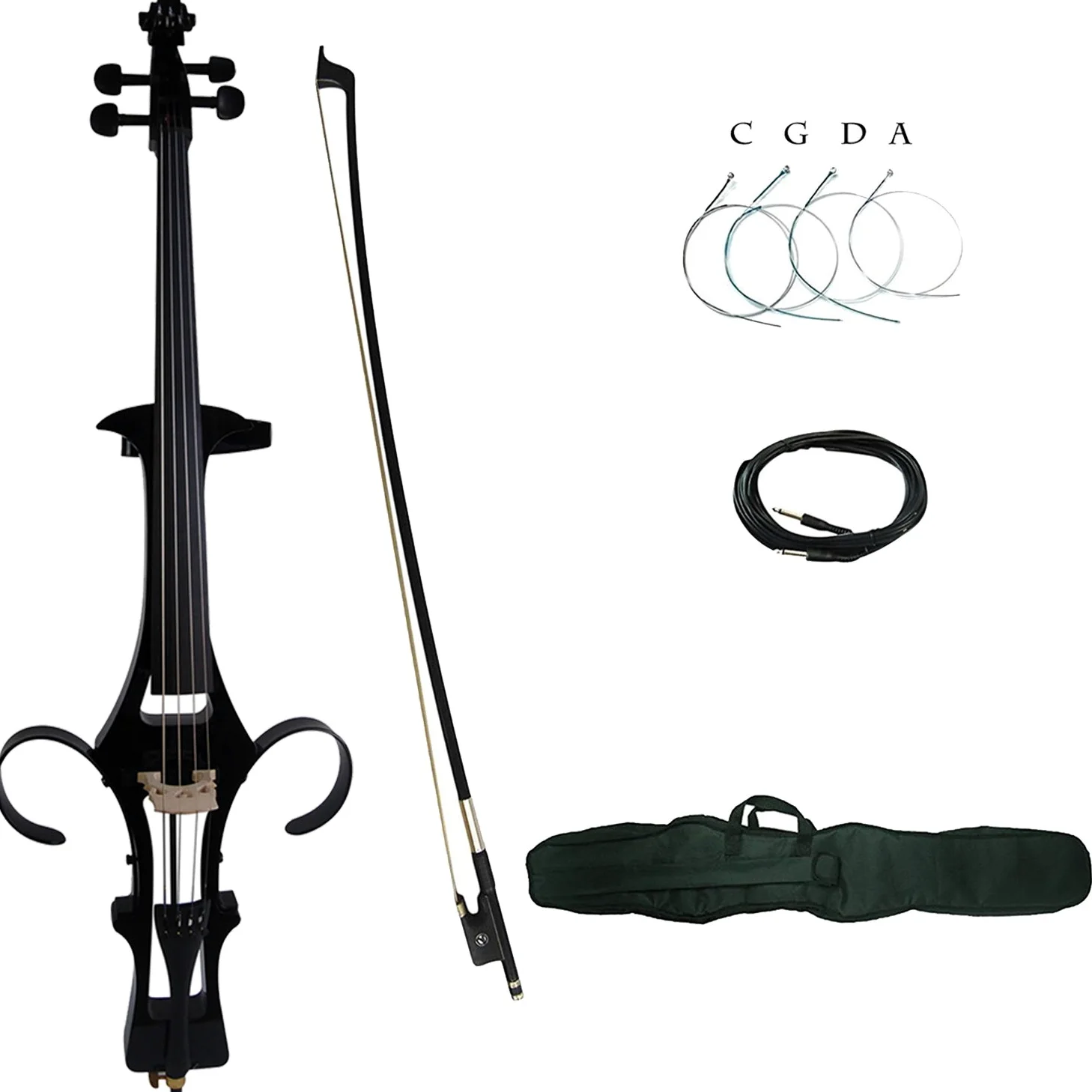 Aliyes Handmade Professionale Legno Solido Violoncello Elettrico 4/4 Full Size Silenzioso Elettrico Cello-1802