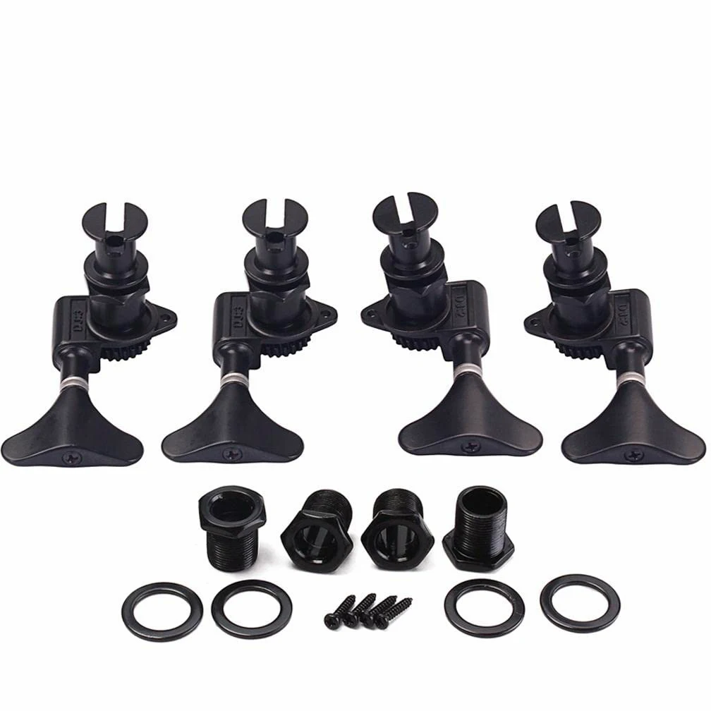 Nero 2R2L Ukulele Tuning Pioli Meccaniche per Ukulele Chitarra Ricambio