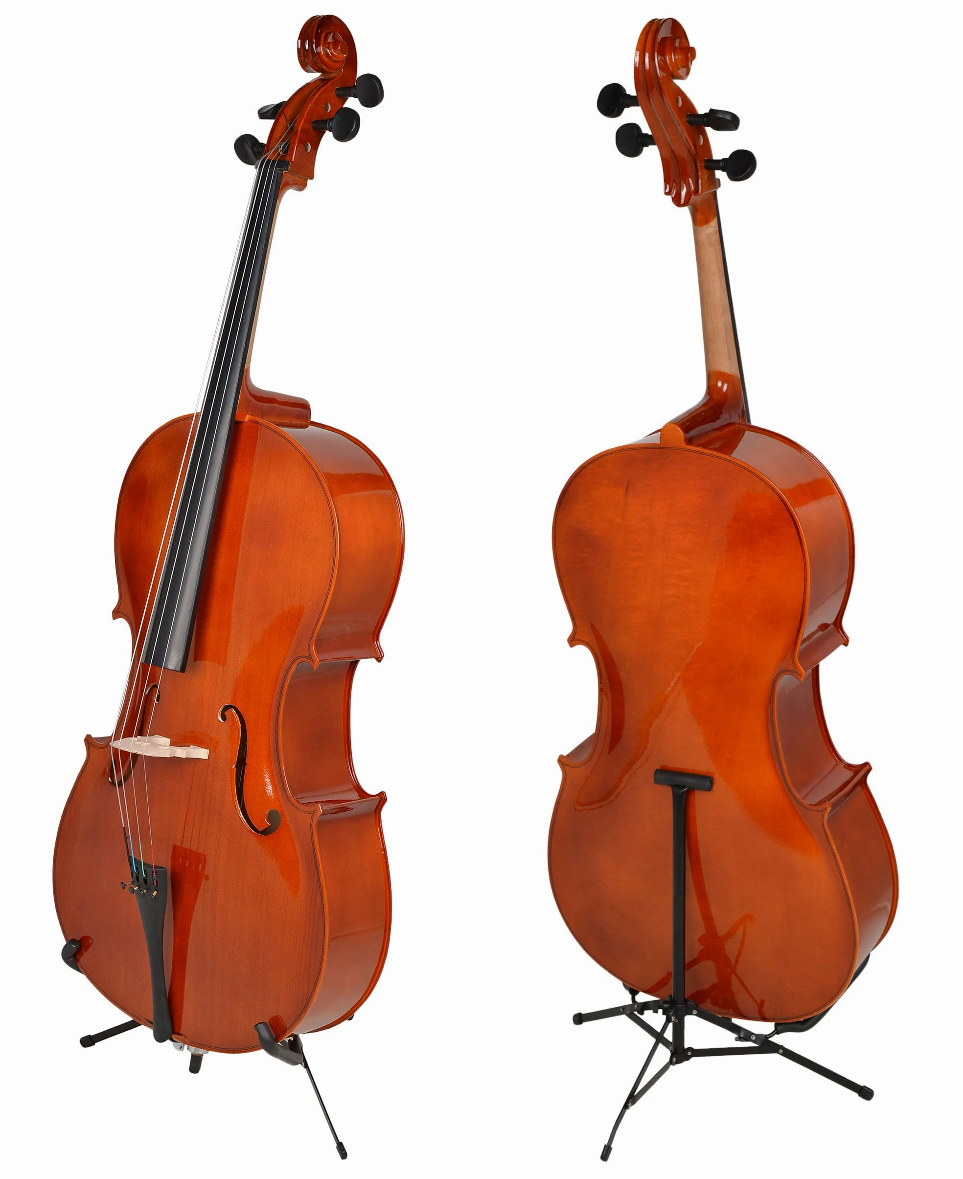 Violoncello classico TS-IDEEN completo di arco, custodia e colofónia. Color legno naturale con finitura lucida. Dimensioni regolari (4/4).
