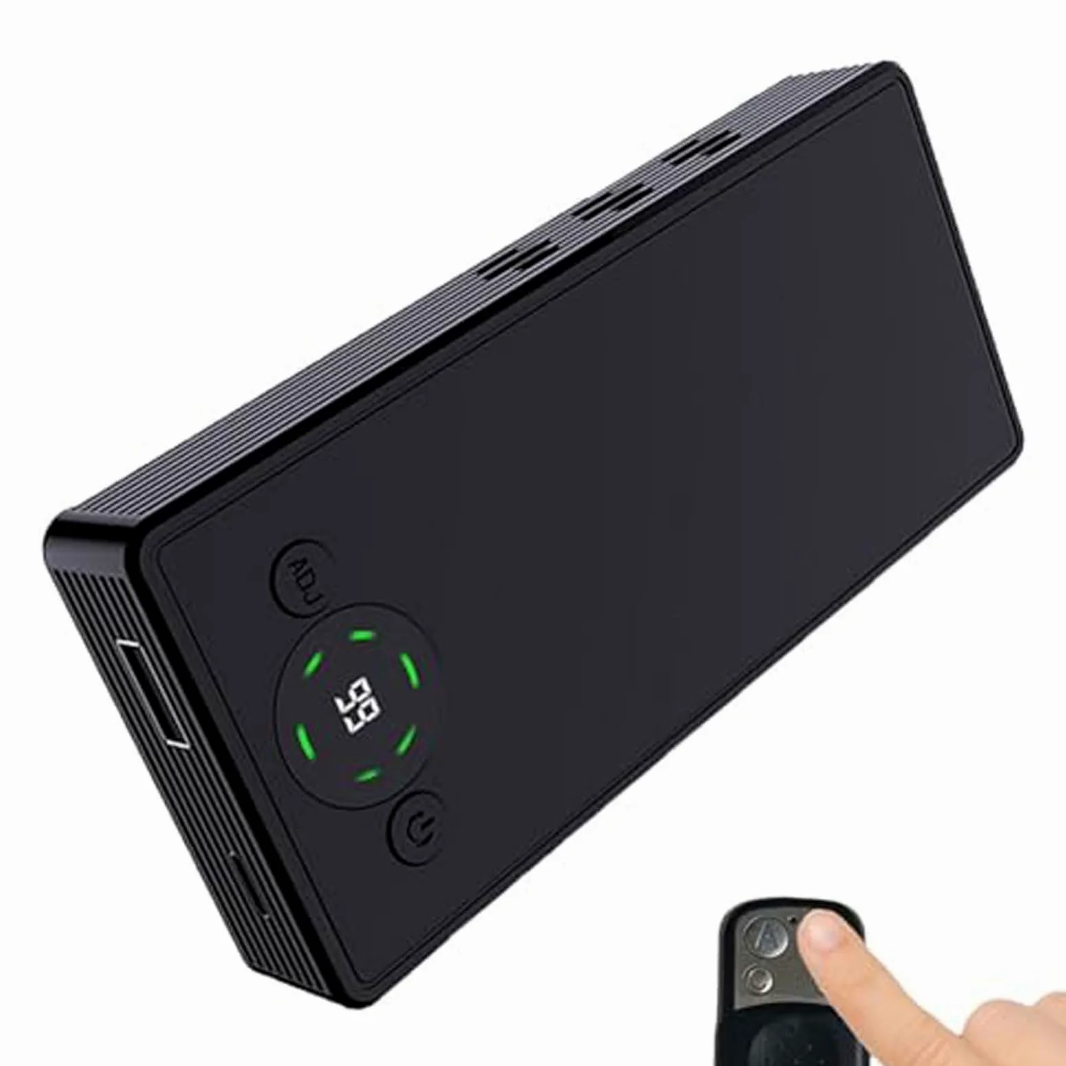 Blocco delle registrazioni telefoniche, Jammer Audio del Segnale Mobile con Telecomando, 4000 mAh Anti-Alimentazione con Portata 1-50 m, per Anti-Mobile