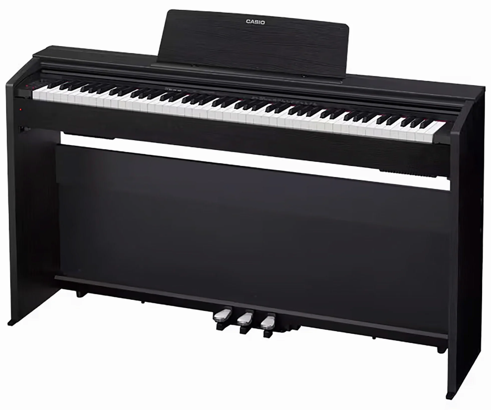 Casio Privia PX870BK Pianoforte Digitale a 88 Tasti - Nero Pacchetto con Pedale Sustain, Copertura, Cavo, Lezioni di Pianoforte Online, Video Didattico Austin Bazaar e Panno per Lucidatura
