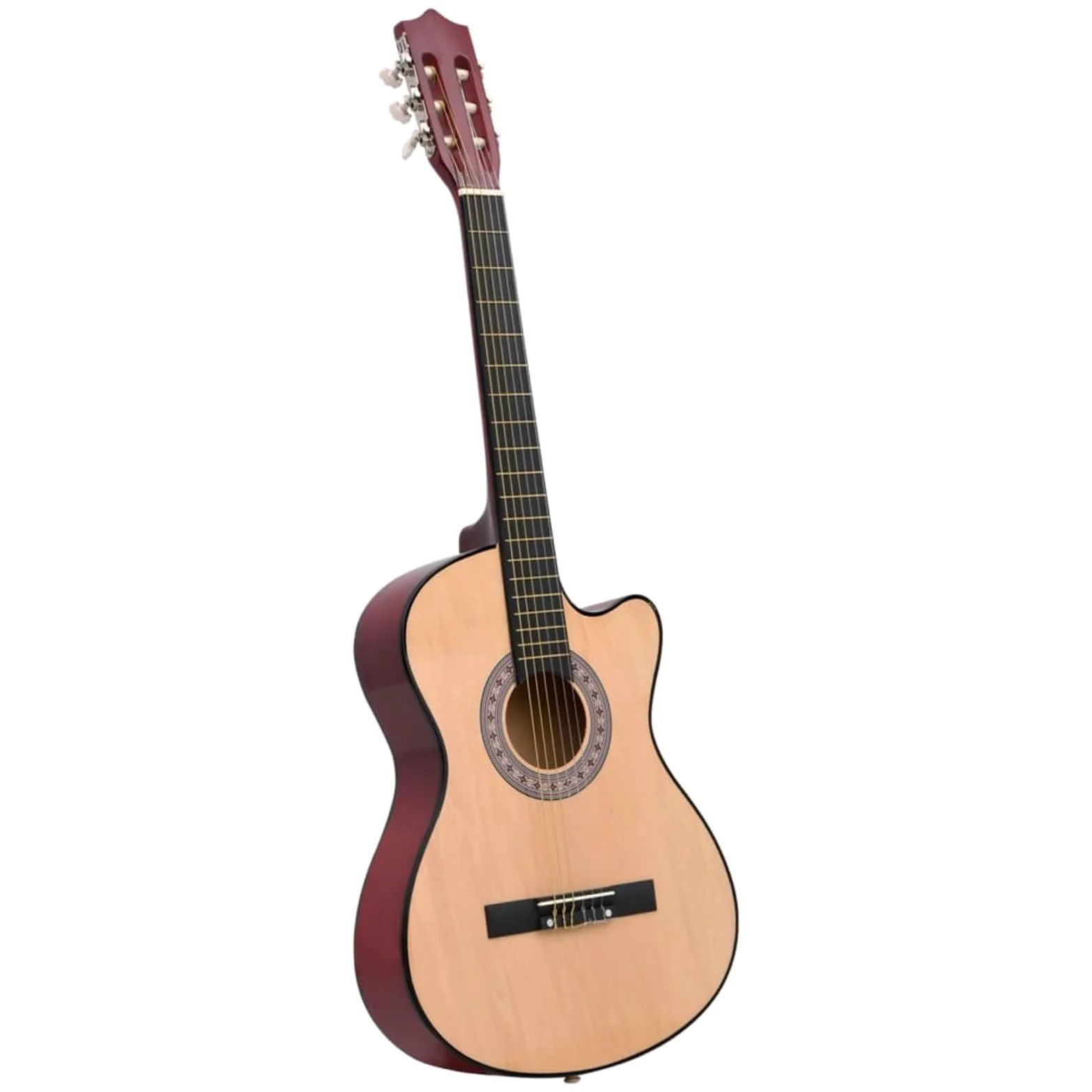 Set Chitarra Acustica Western 12 pz con 6 Corde 38",Arte e Svago,Hobby e Arti Creative,Strumenti Musicali,Strumenti a Corda,Chitarre -70131