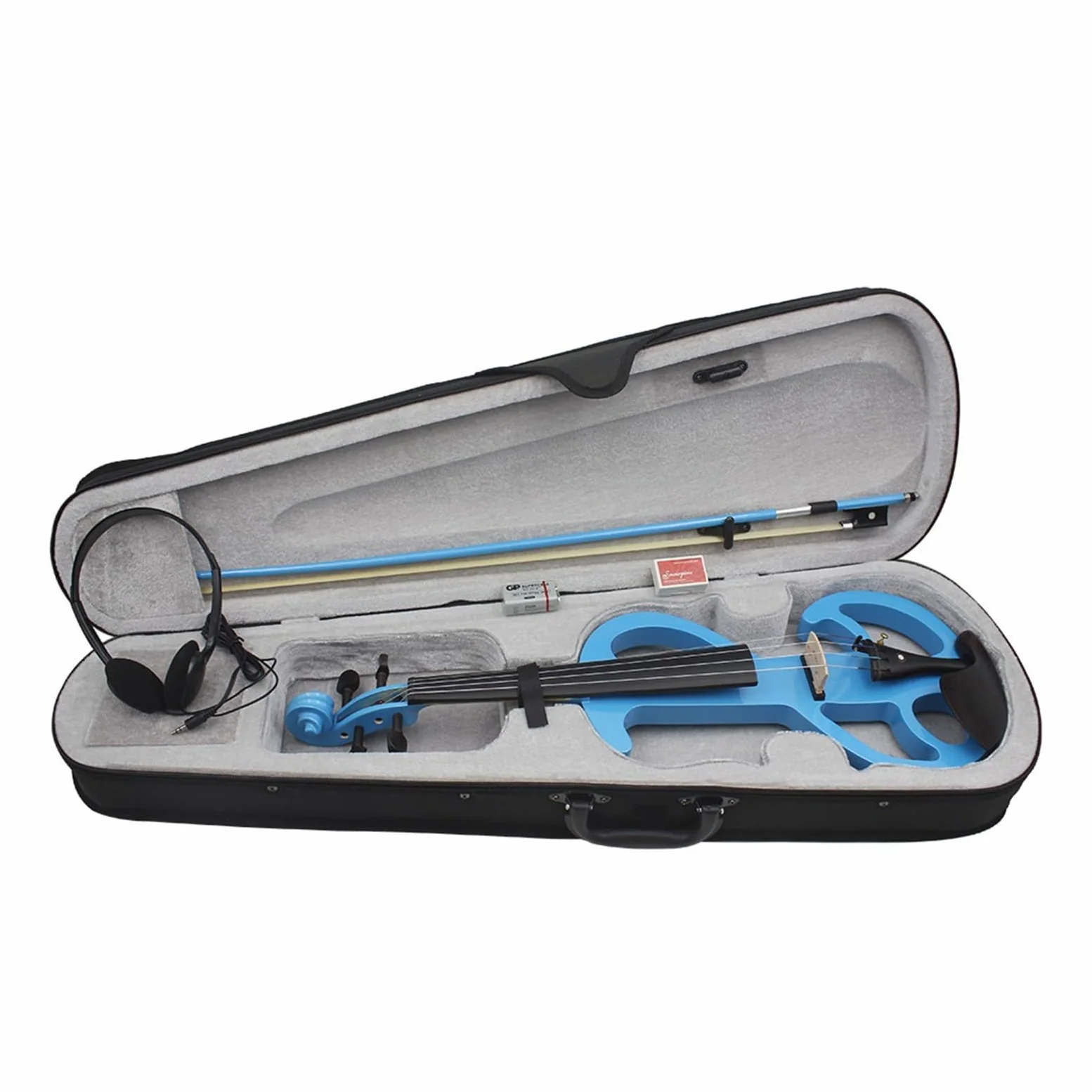 Violino Violino Elettronico Blu 4/4 Principiante Adulto Professionista Che Suona Strumenti di Violino Elettronico