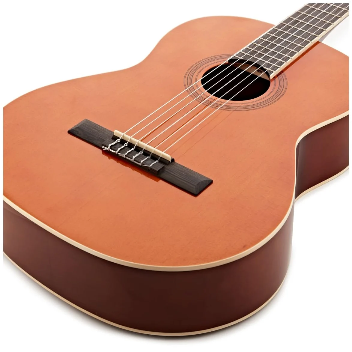 Chitarra classica Deluxe di Gear4music, naturale | Suono Equilibrato e Suonabilità Comoda, Corde di Nylon Morbide per Suonare Facilmente, Scala Standard