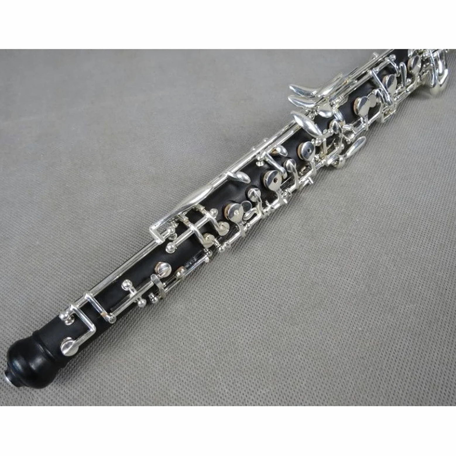 Oboe C Tono Bachelite Chiave Semiautomatica Placcata Argento Strumento Musicale Professionale per Adulti Oboe per Principianti